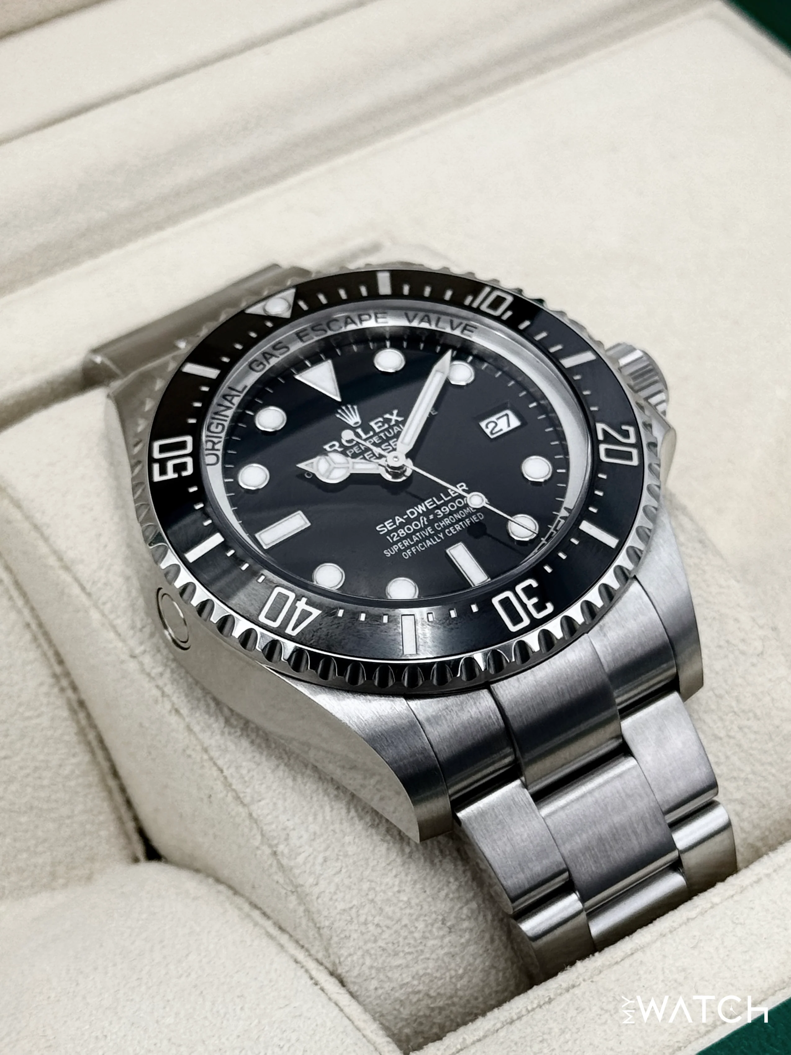 2023 Rolex Deepsea 44mm 136660 Stainless Steel Black Dial - Image 6