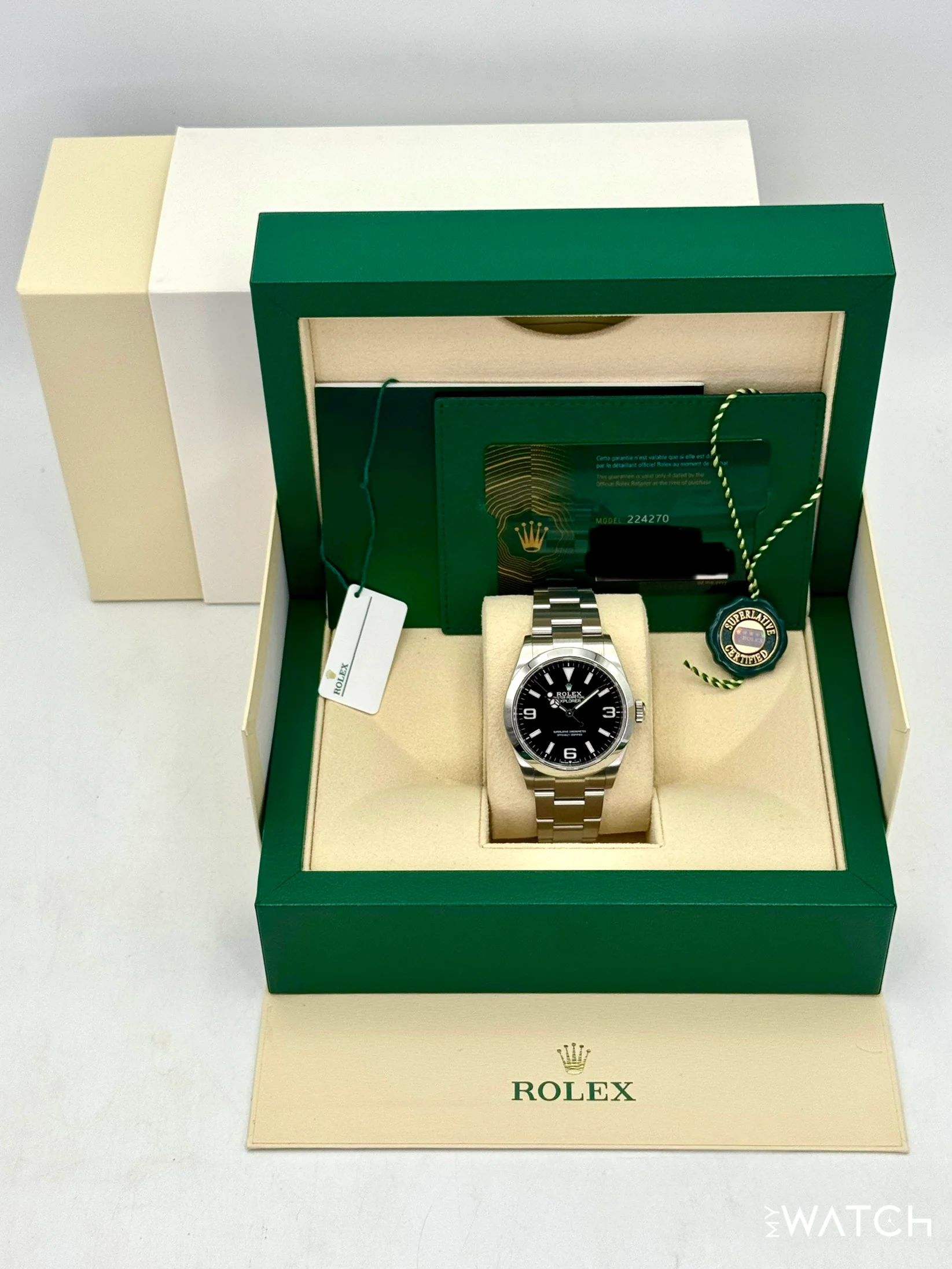 2023 Rolex Explorer 40mm 224270 Black Dial - Image 9
