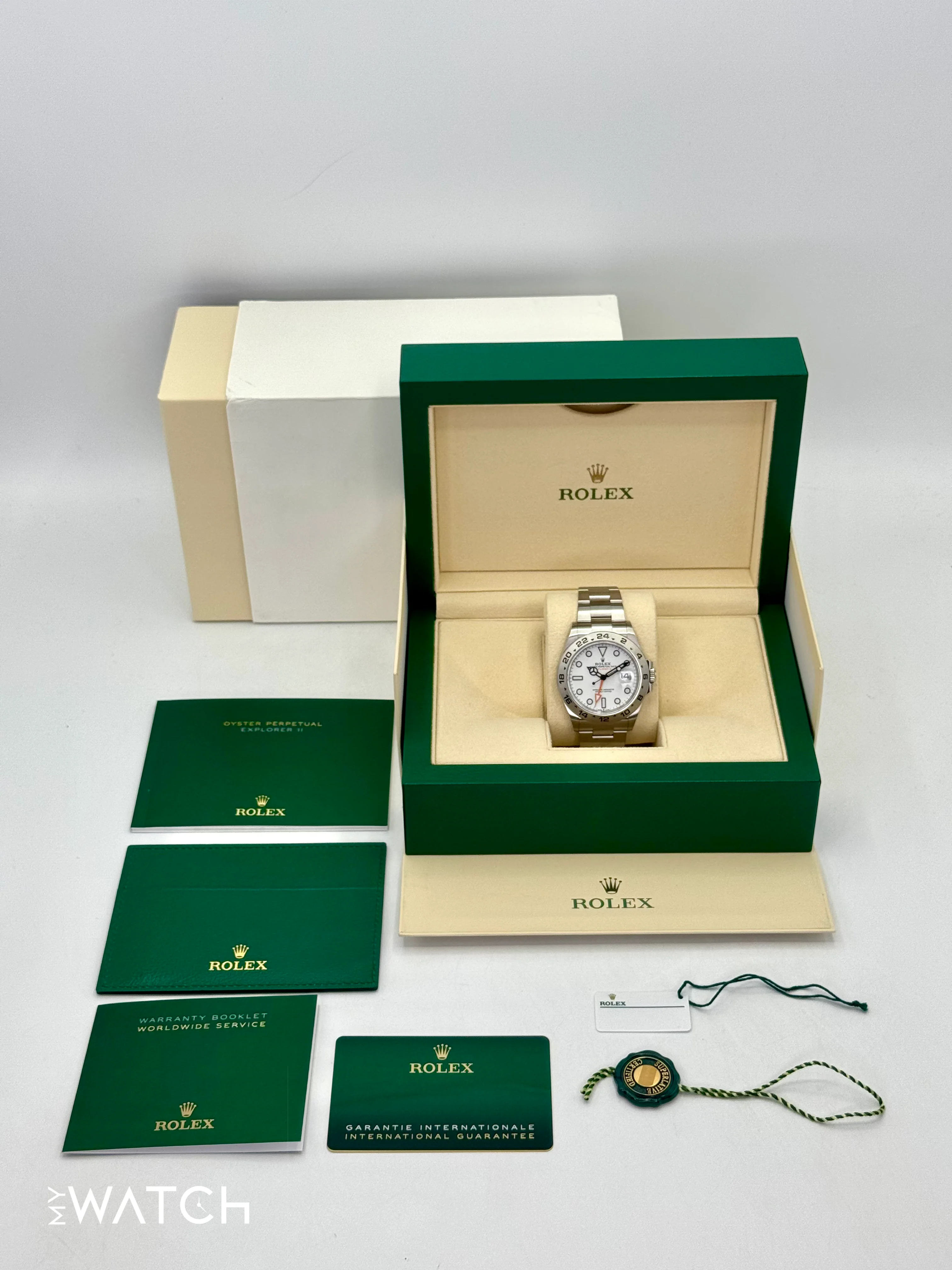 2023 Rolex Explorer II 42mm 226570 Polar White Dial - Image 10