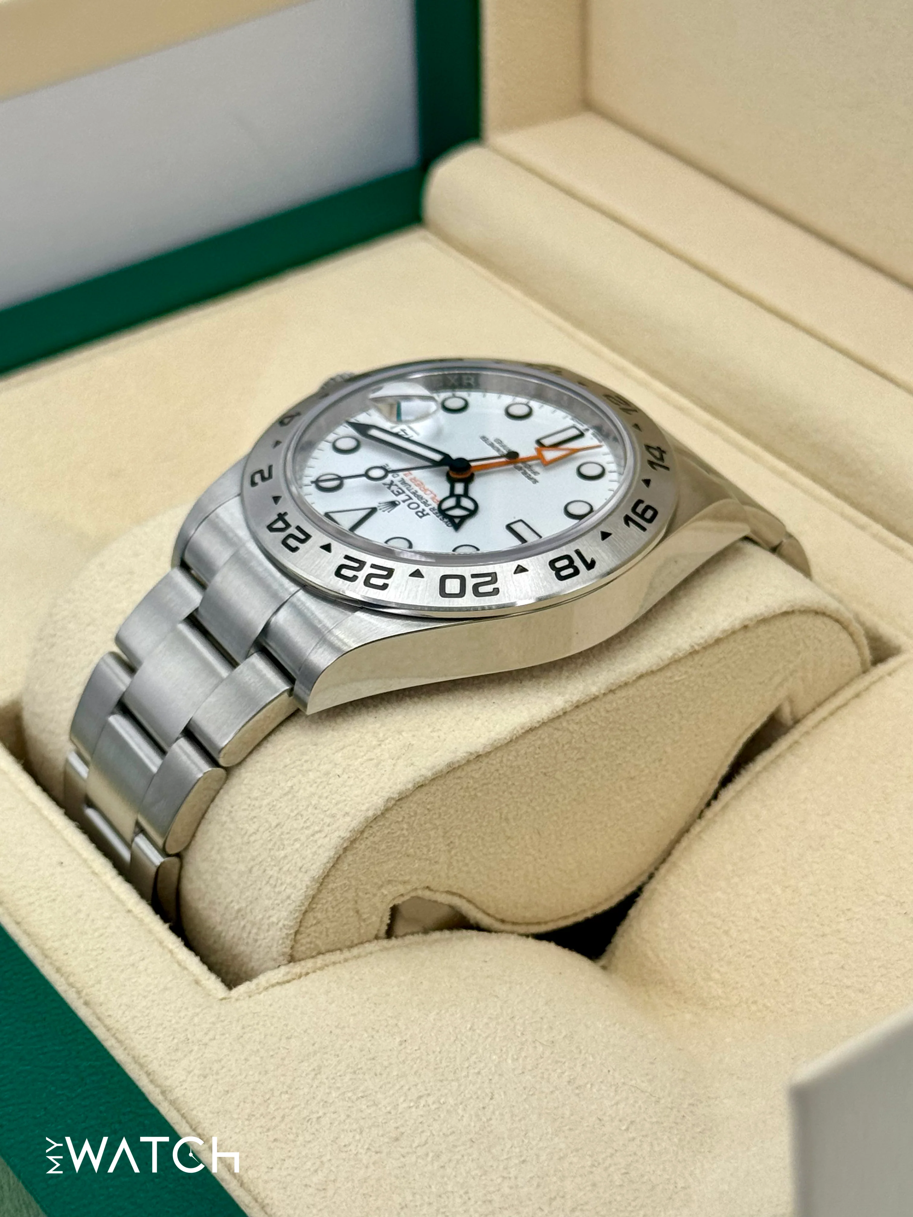 2023 Rolex Explorer II 42mm 226570 Polar White Dial - Image 7