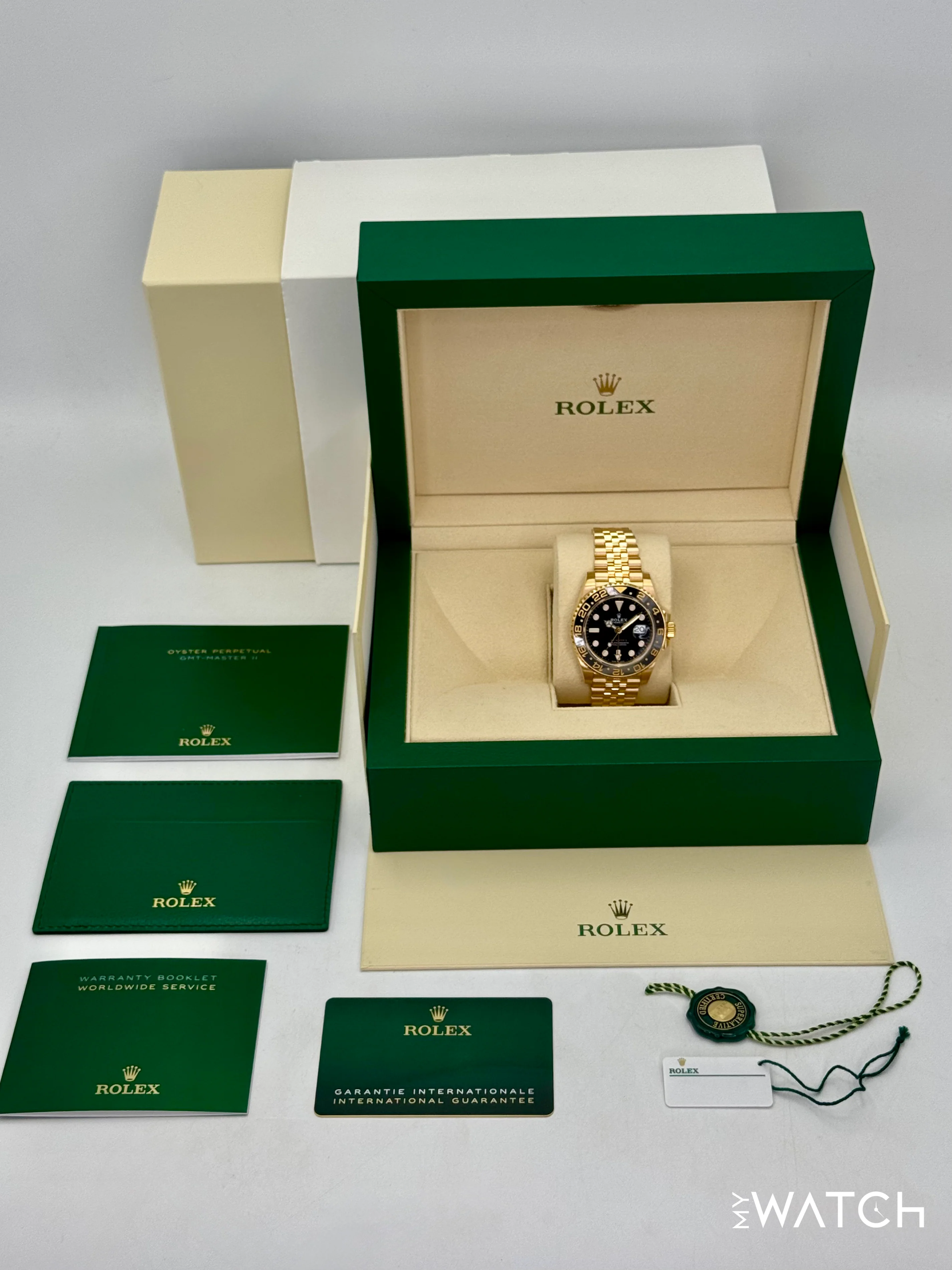 2023 Rolex GMT-Master II 40mm 126718GRNR Jubilee Black Dial - Image 10