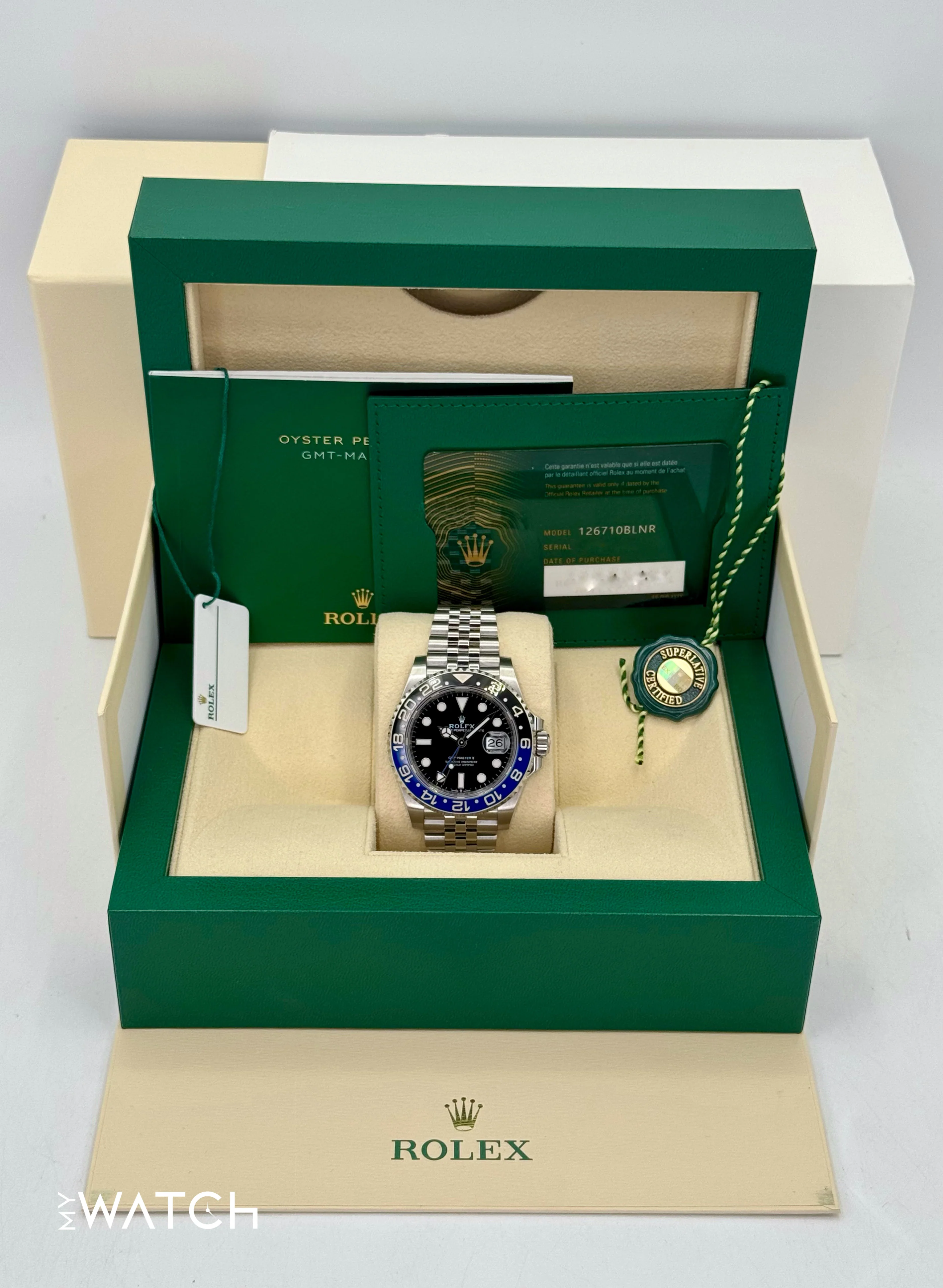 2023 Rolex GMT-Master II "Batgirl" 40mm 126710BLNR Jubilee - Image 9