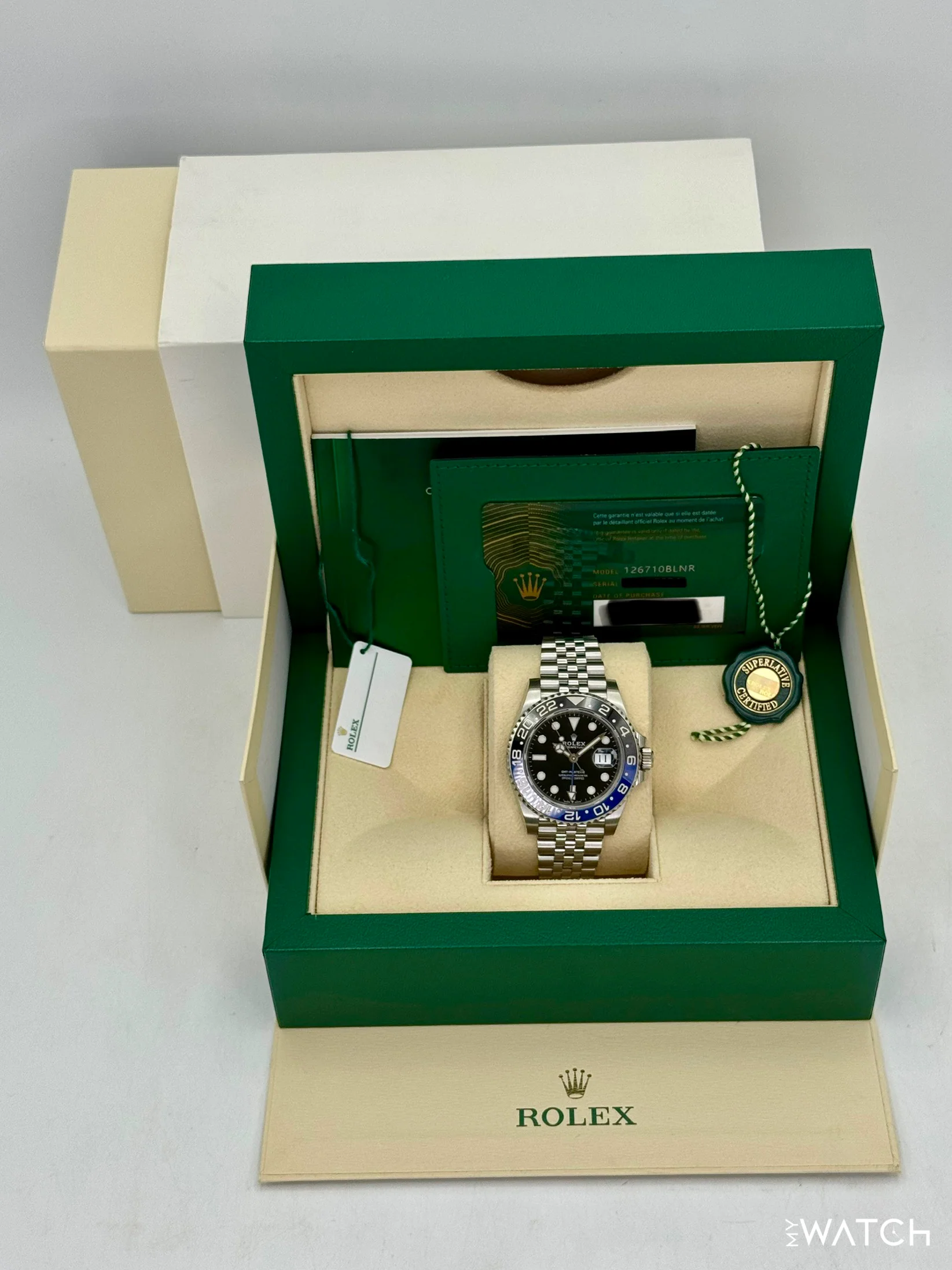 2023 Rolex GMT-Master II "Batgirl" 40mm 126710BLNR Jubilee - Image 9