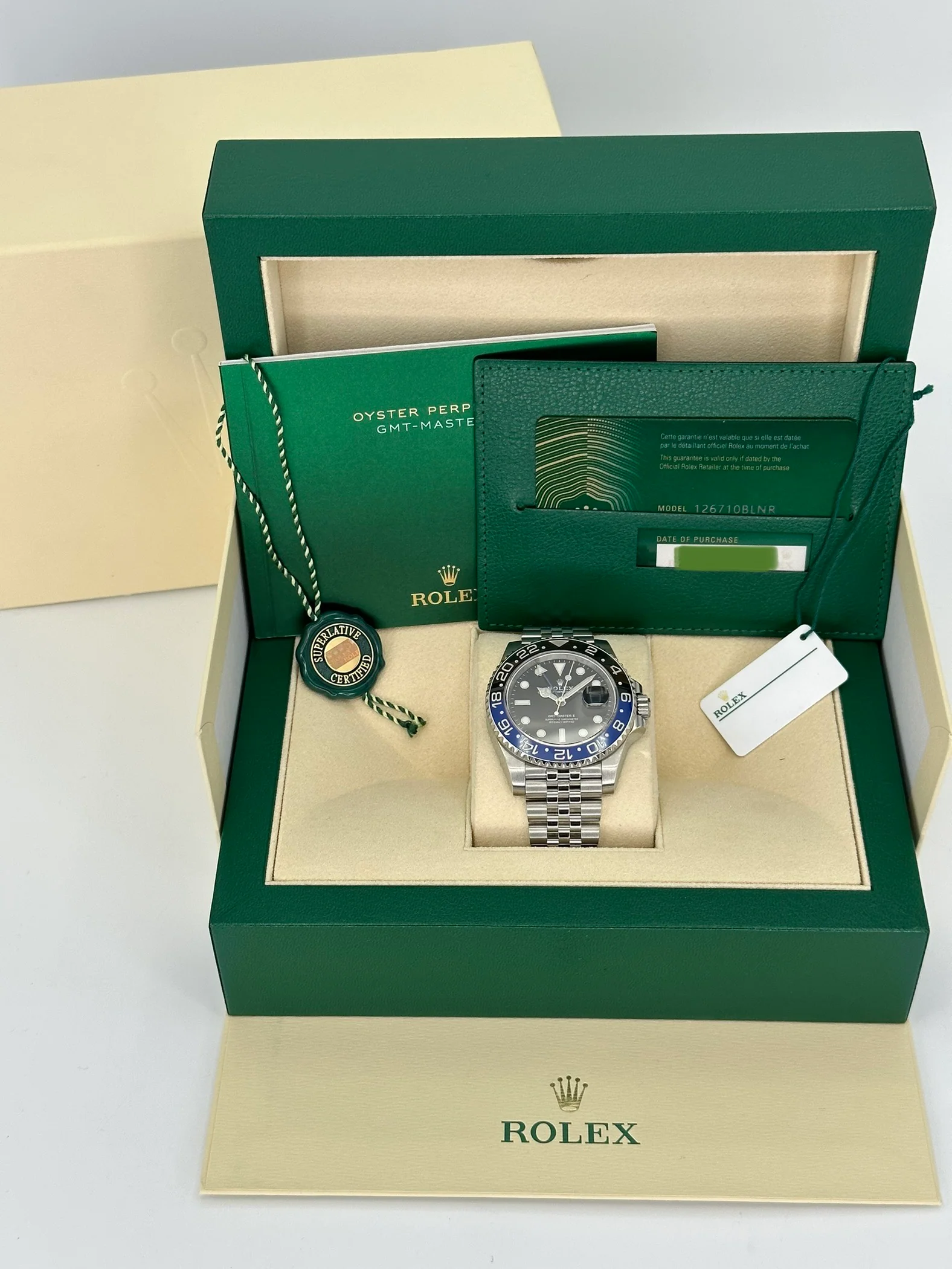 2023 Rolex GMT-Master II "Batgirl" 40mm 126710BLNR Jubilee Black Dial - Image 12