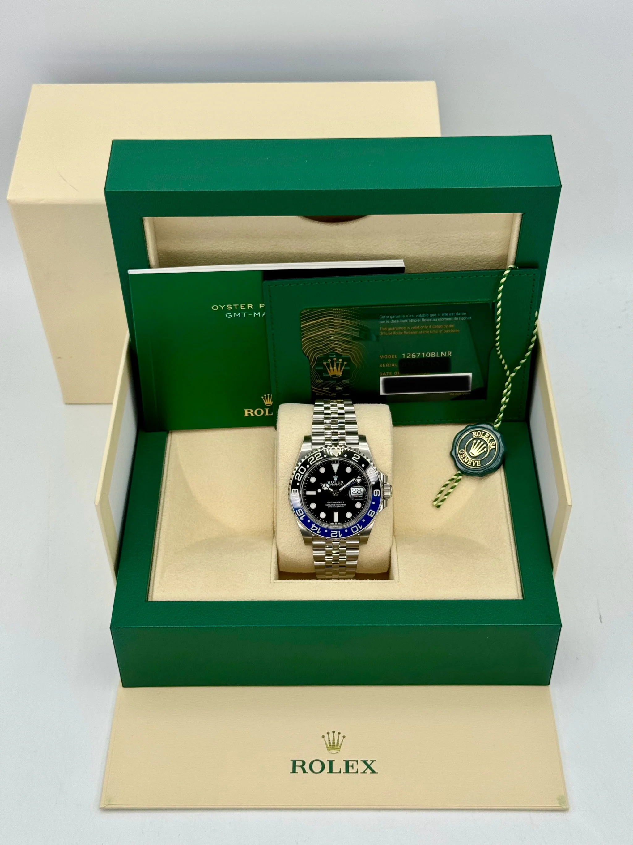 2023 Rolex GMT-Master II "Batgirl" 40mm 126710BLNR Jubilee Black Dial - Image 12