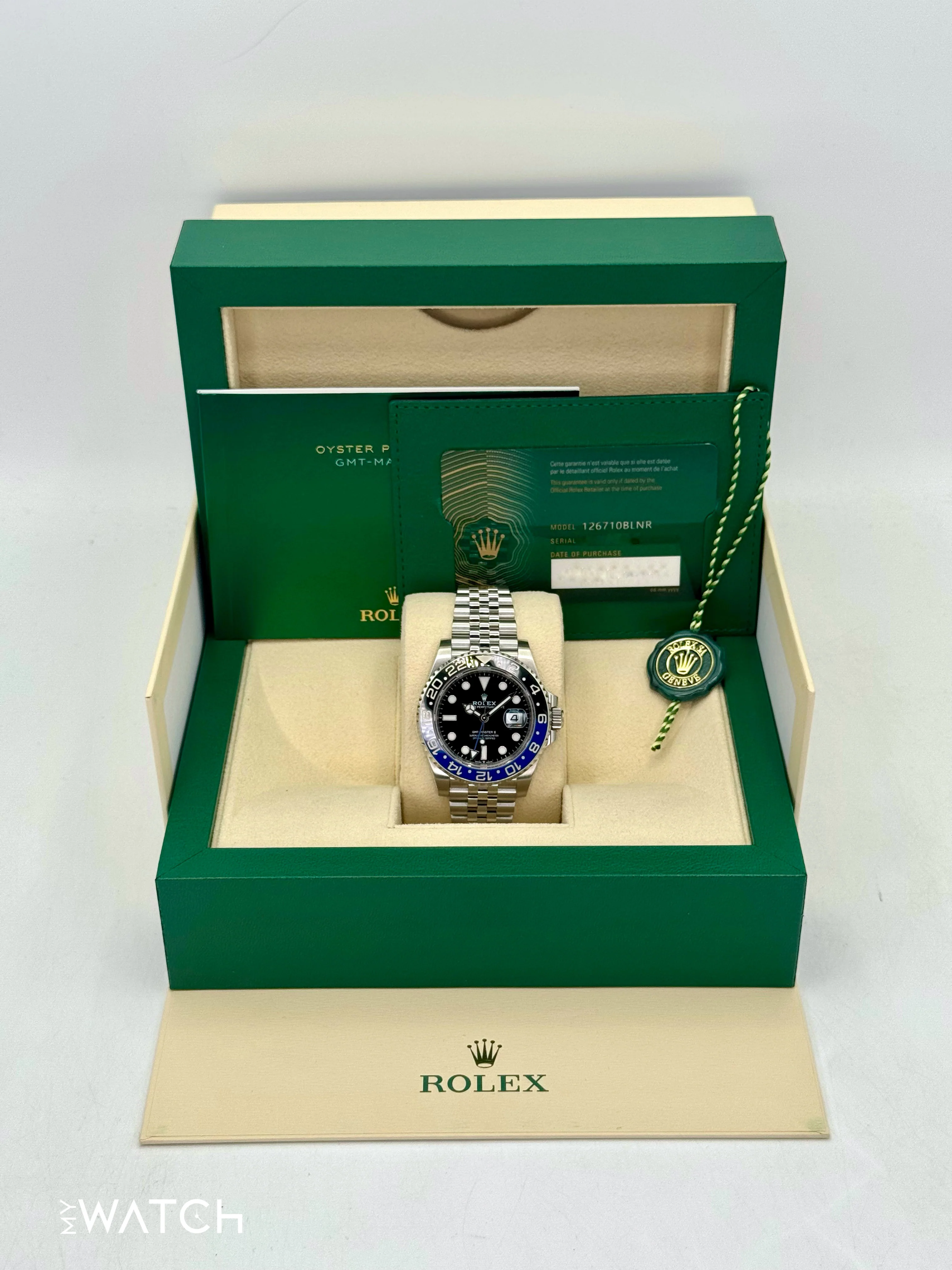2023 Rolex GMT-Master II "Batgirl" 40mm 126710BLNR Jubilee Black Dial - Image 9