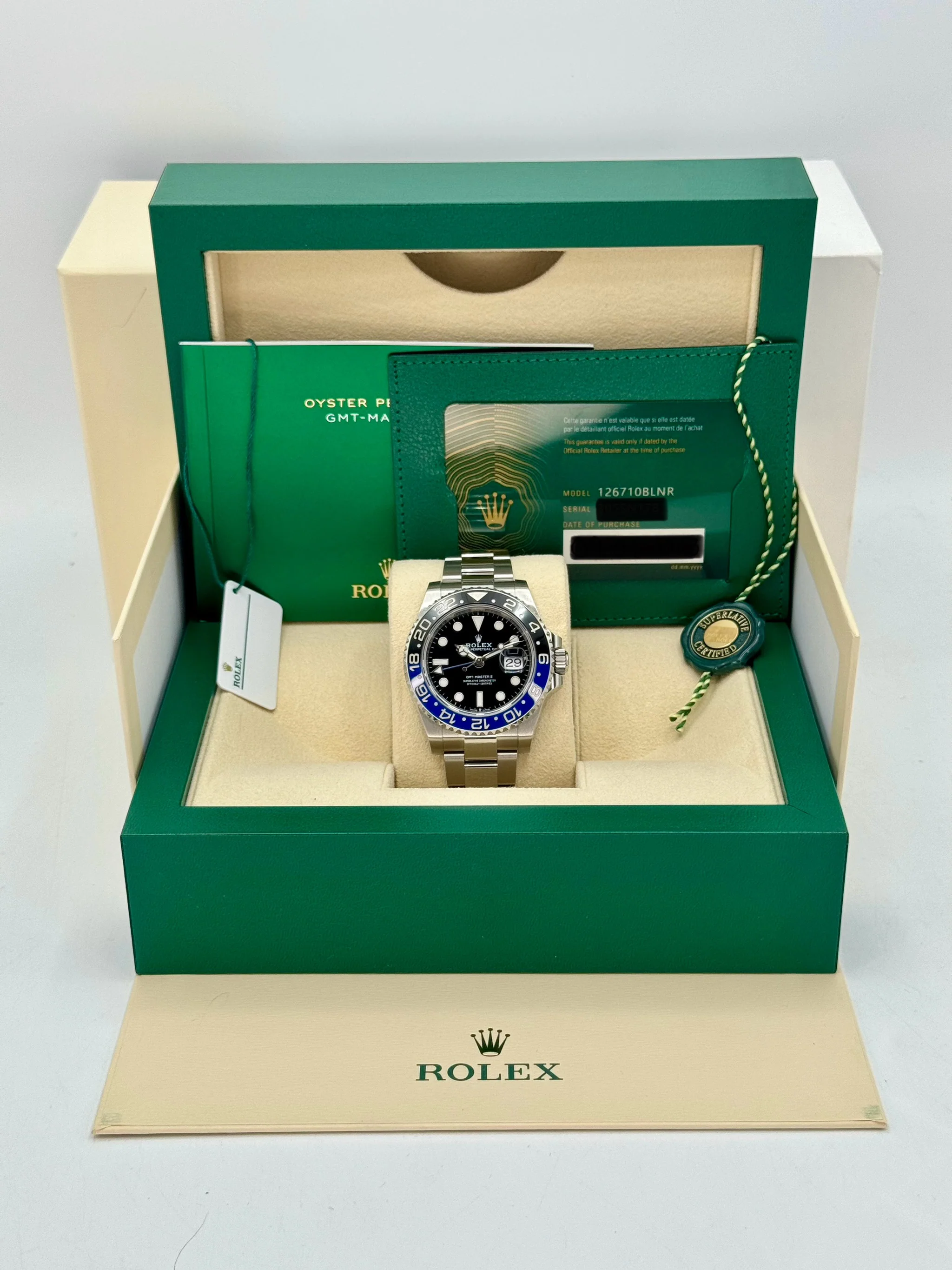 2023 Rolex GMT-Master II "Batman" 40mm 126710BLNR Oyster - Image 12