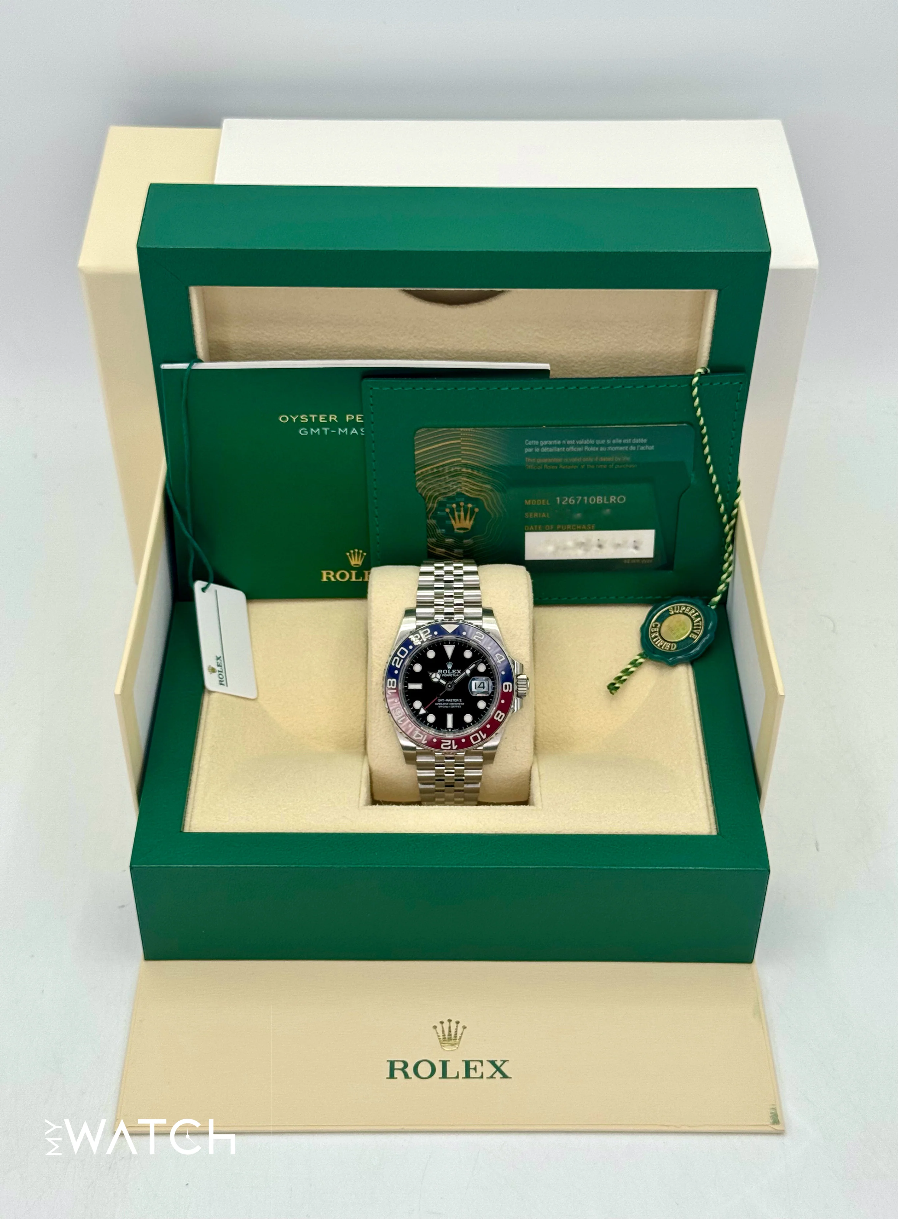 2023 Rolex GMT-Master II "Pepsi" 40mm 126710BLRO Jubilee - Image 9