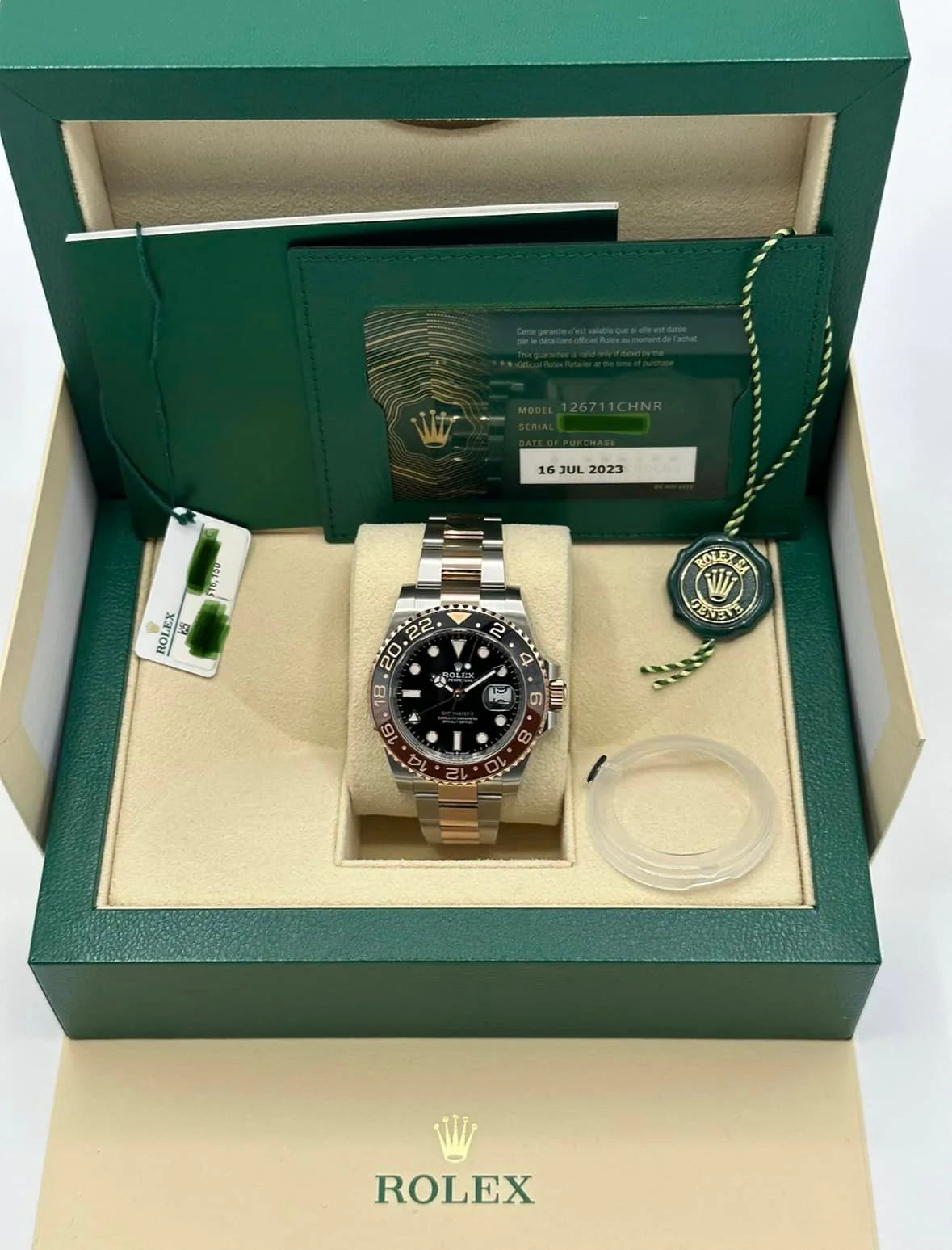 NEW 2023 Rolex GMT-Master II "Rootbeer" 40mm 126711CHNR Two-Tone - Image 12