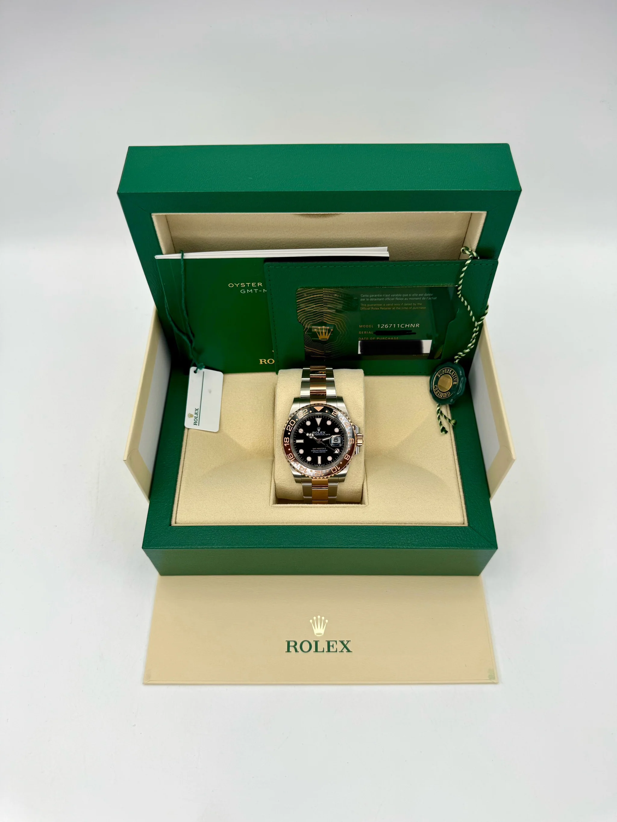 NEW 2023 Rolex GMT-Master II "Rootbeer" 40mm 126711CHNR Two-Tone - Image 11
