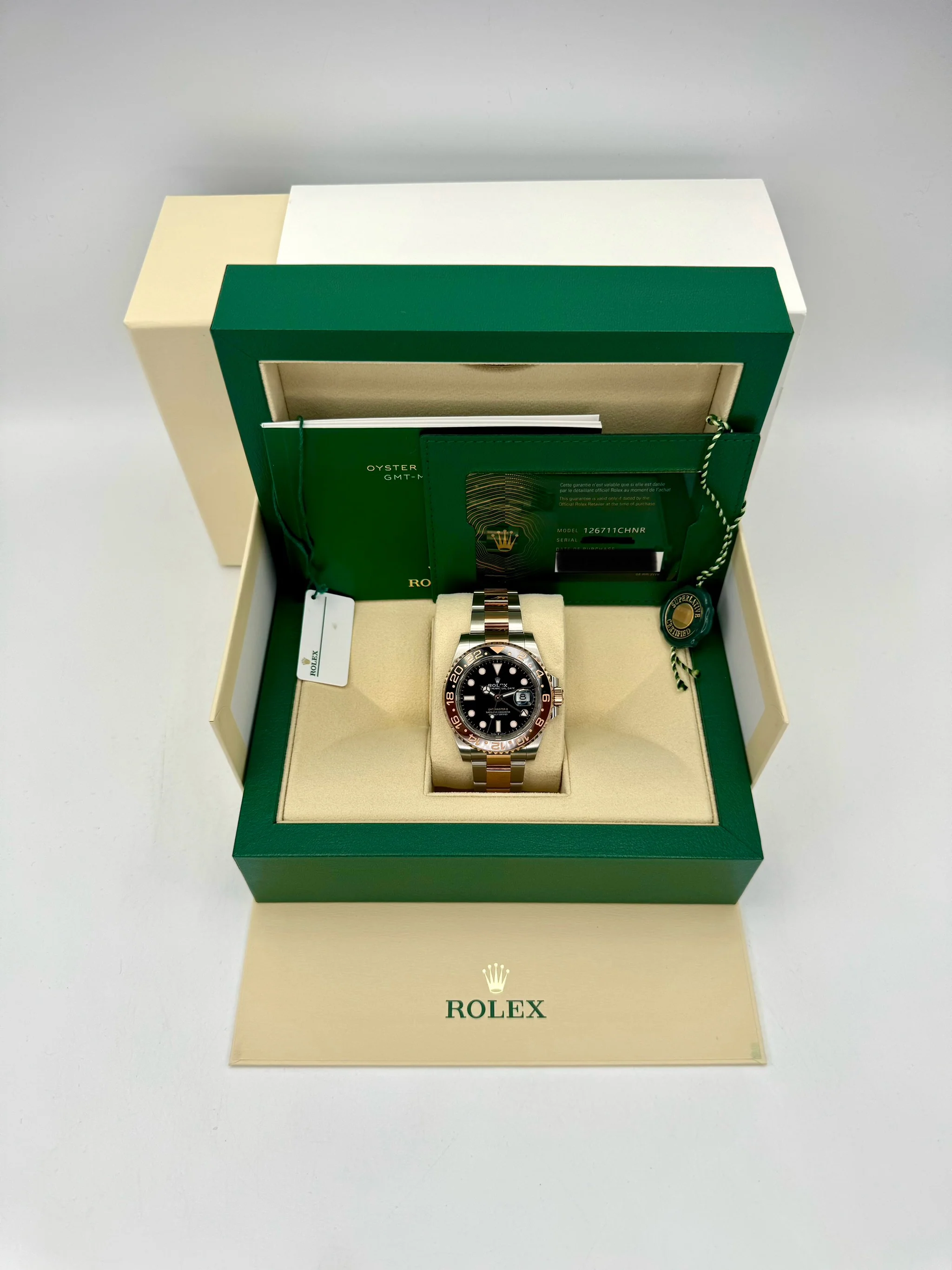 NEW 2023 Rolex GMT-Master II "Rootbeer" 40mm 126711CHNR Two-Tone - Image 12