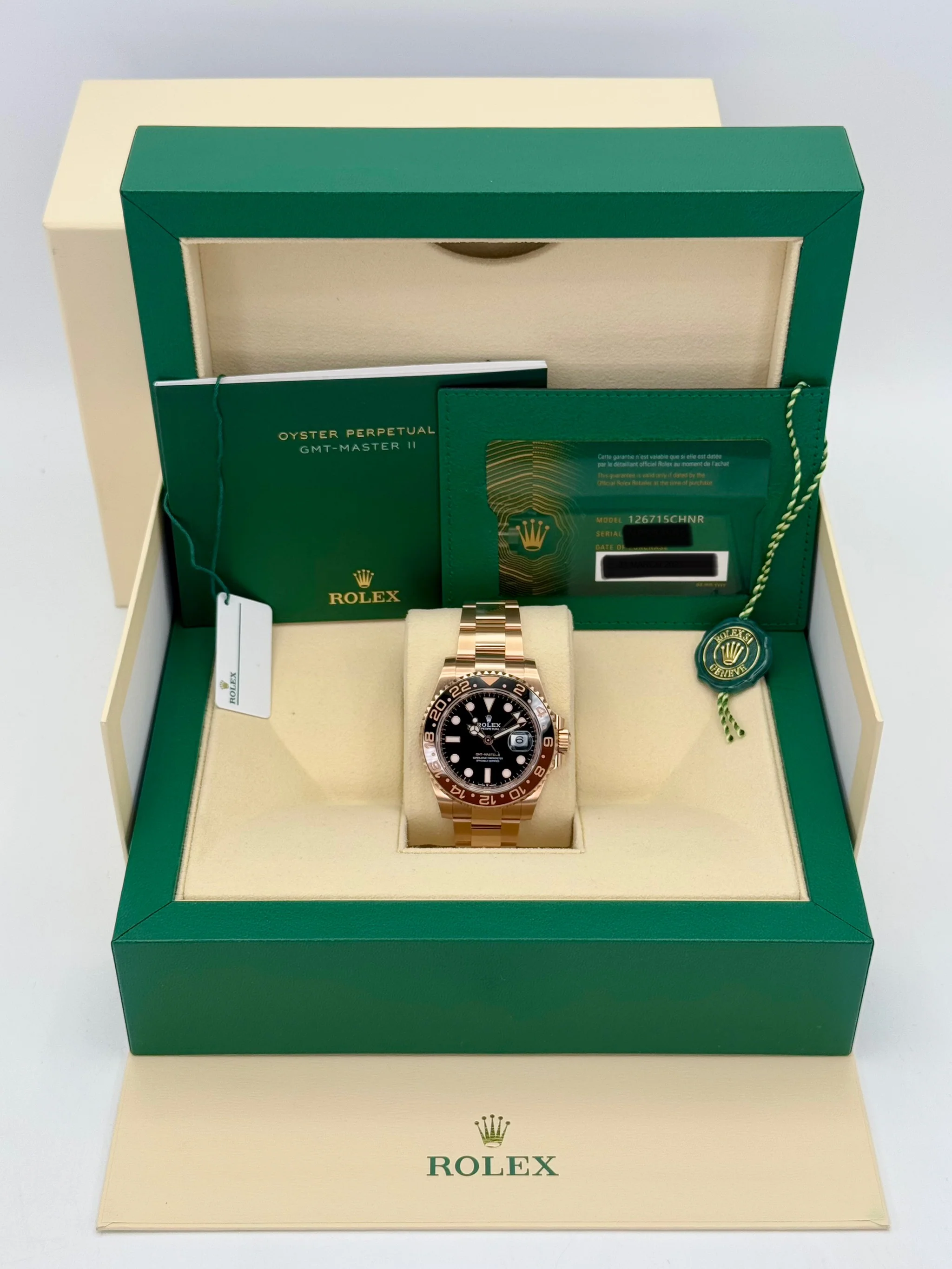 2023 Rolex GMT-Master II "Rootbeer" 40mm 126715CHNR Rose Gold - Image 10
