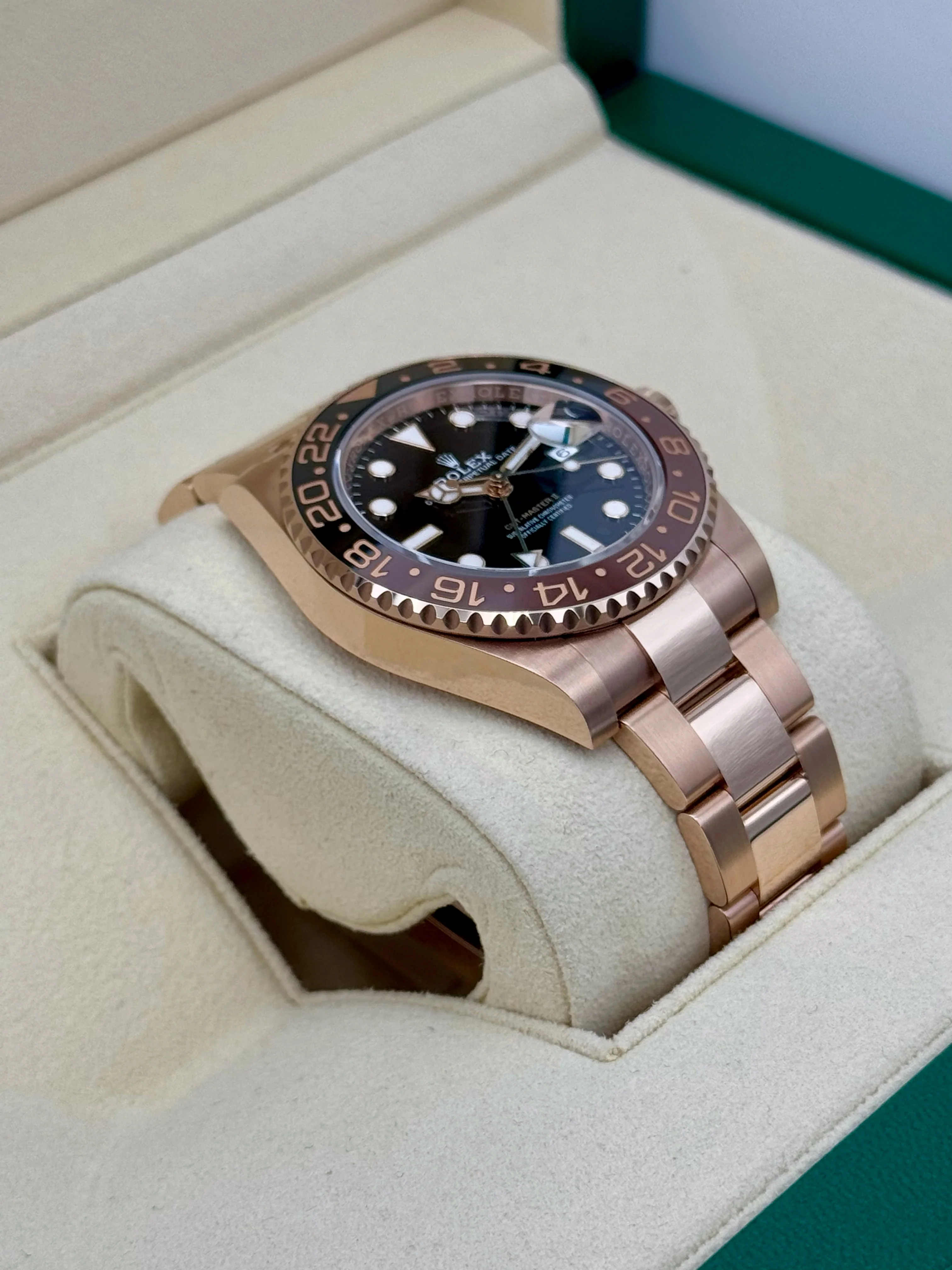 2023 Rolex GMT-Master II "Rootbeer" 40mm 126715CHNR Rose Gold - Image 6