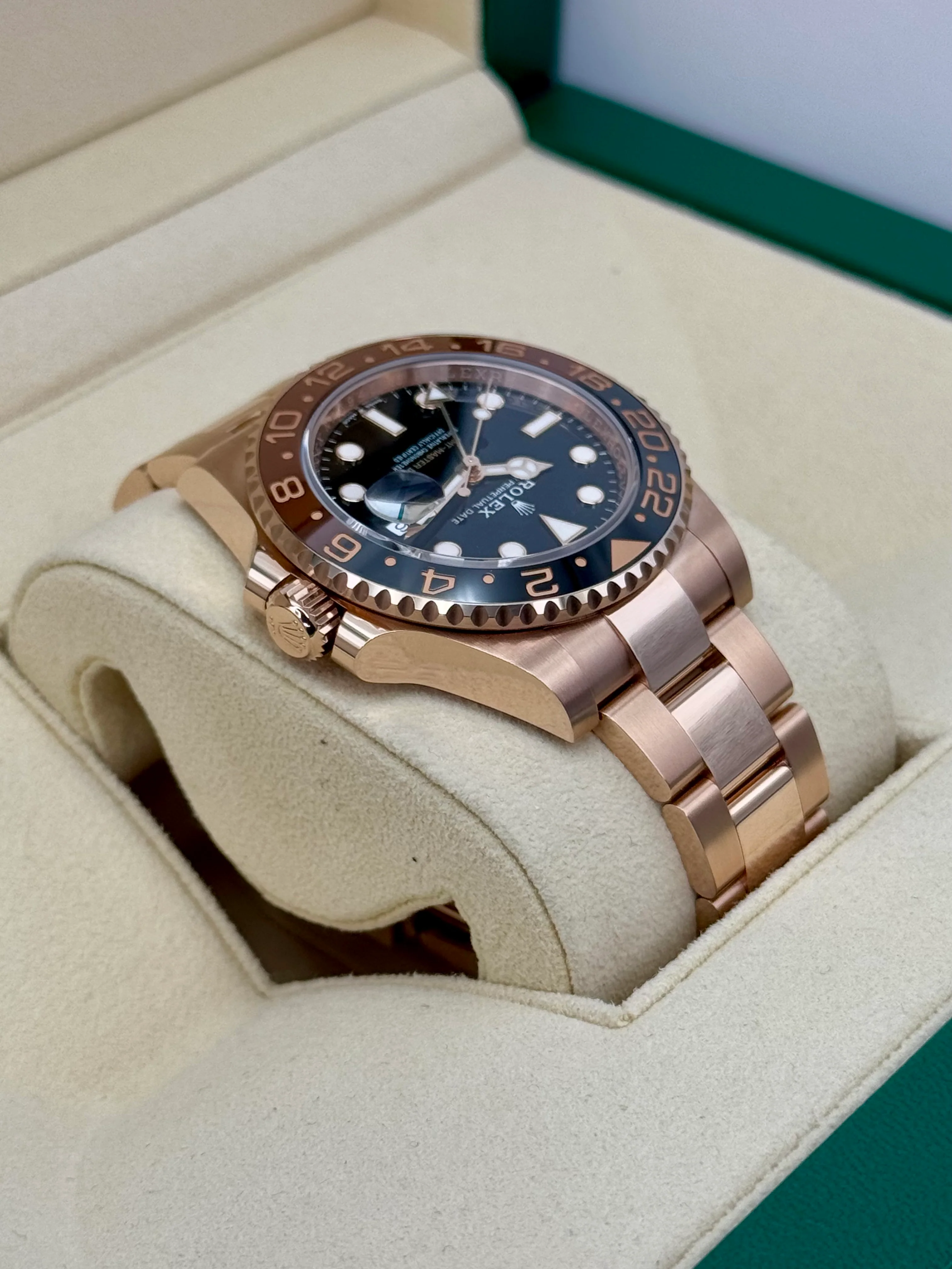2023 Rolex GMT-Master II "Rootbeer" 40mm 126715CHNR Rose Gold - Image 8