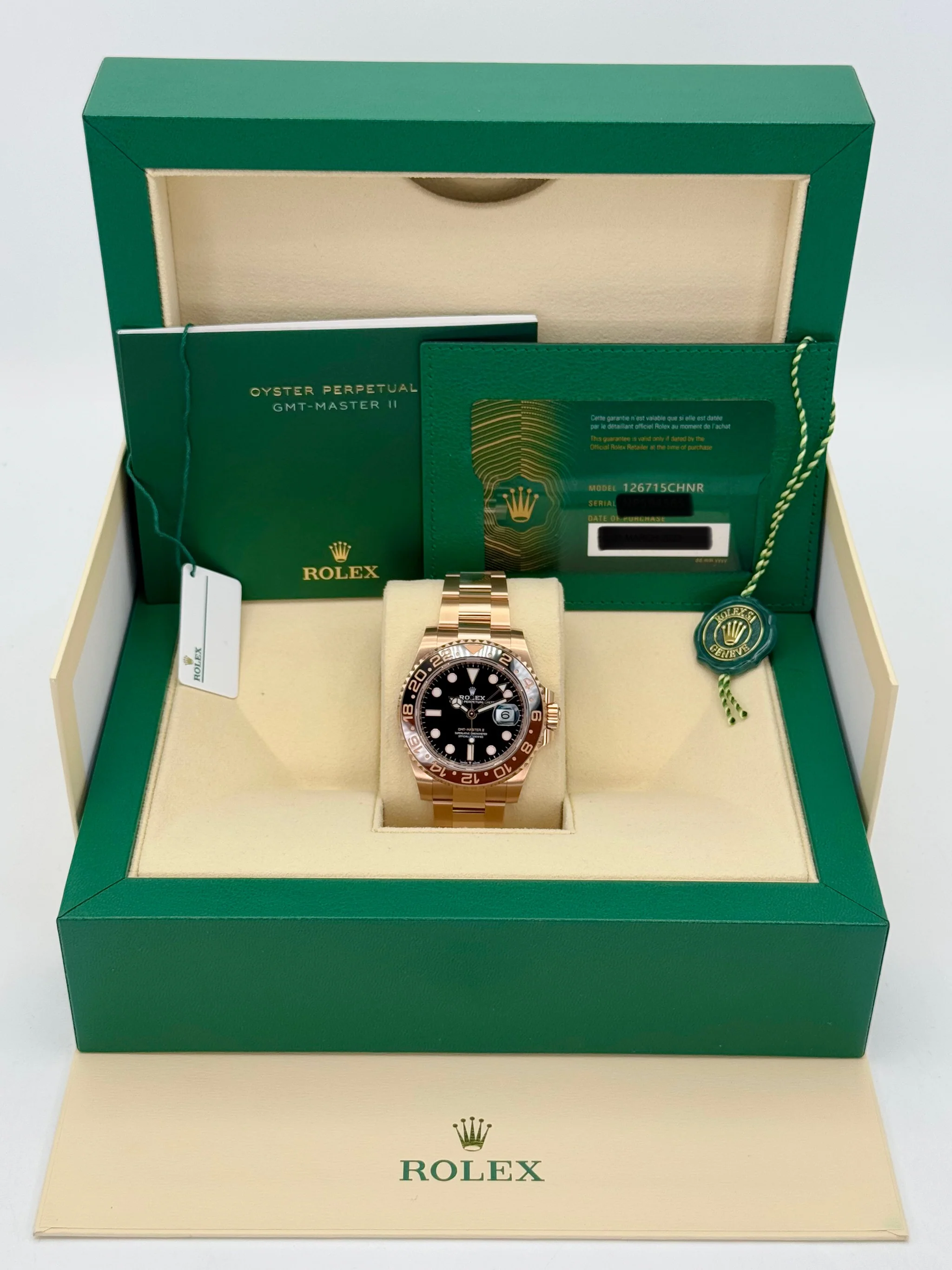 2023 Rolex GMT-Master II "Rootbeer" 40mm 126715CHNR Rose Gold - Image 9