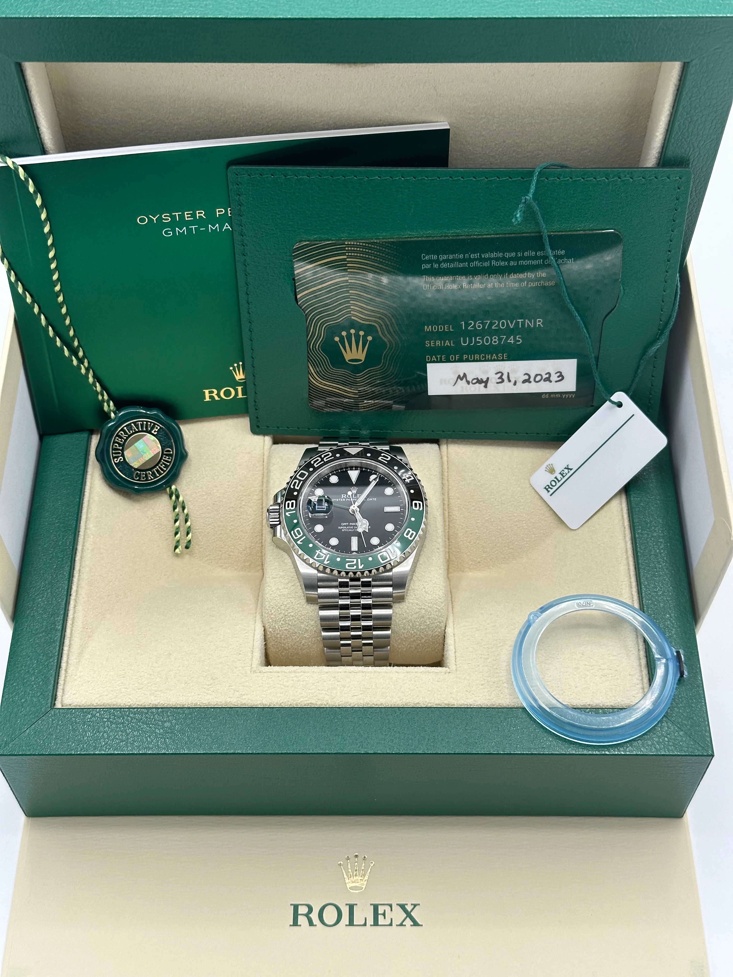 2023 Rolex GMT Master-II "Sprite" 40mm 126720VTNR Jubilee - Image 2