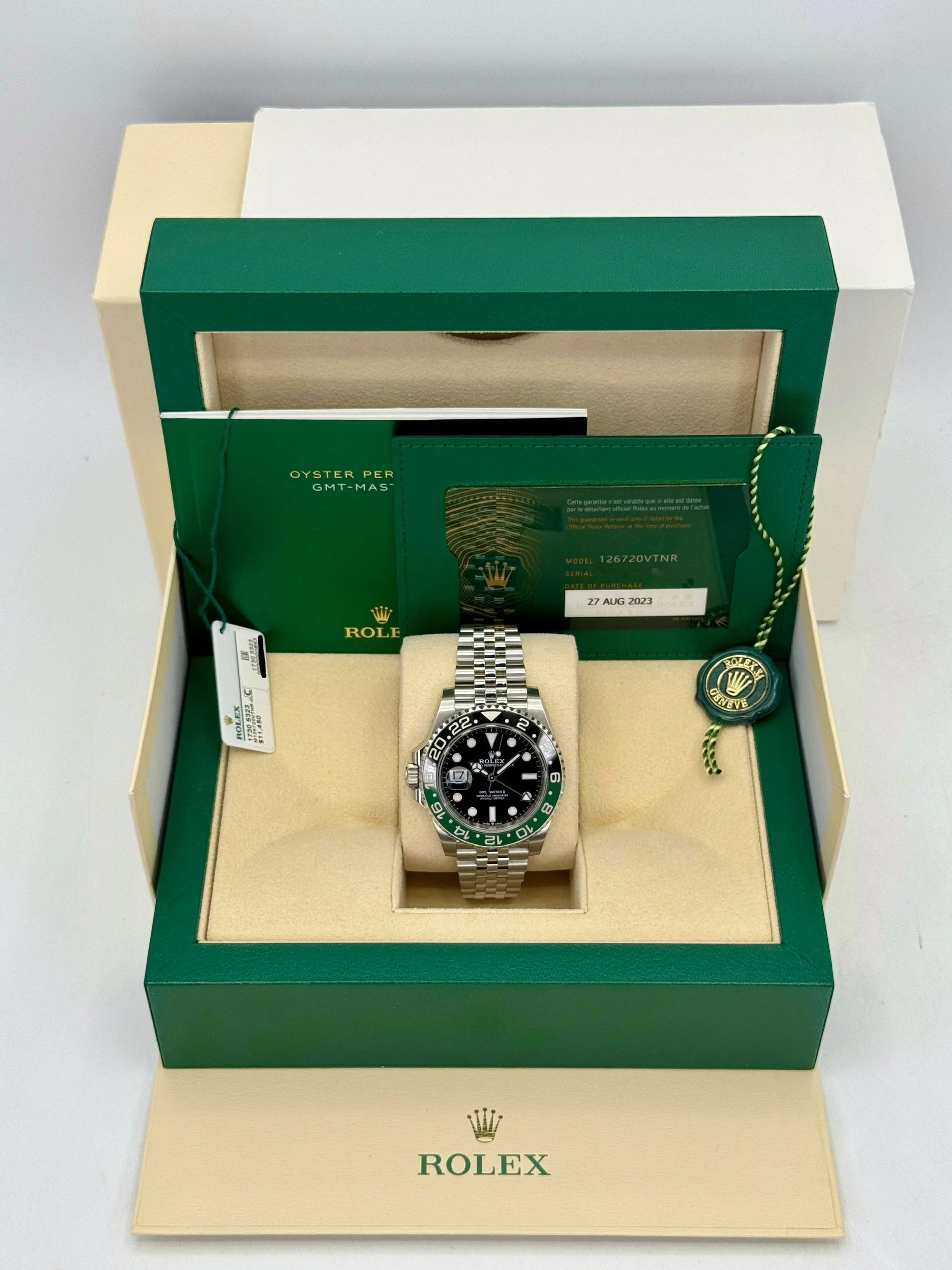 2023 Rolex GMT-Master II "Sprite" 40mm 126720VTNR Jubilee - Image 9