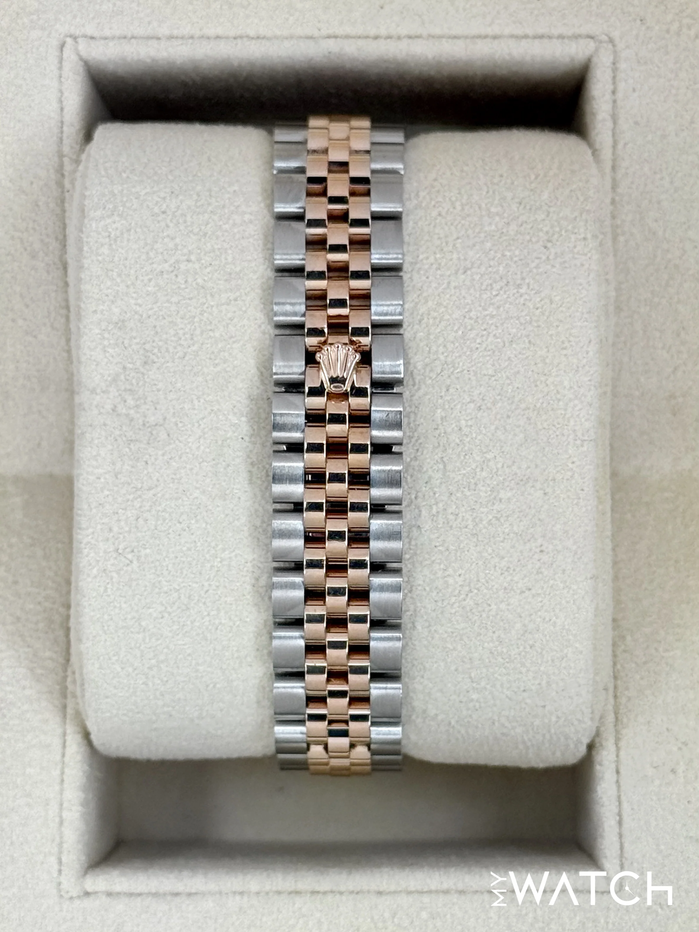 2023 Rolex Ladies Datejust 28mm 279171 Two-Tone Chocolate Diamond Dial - Image 2