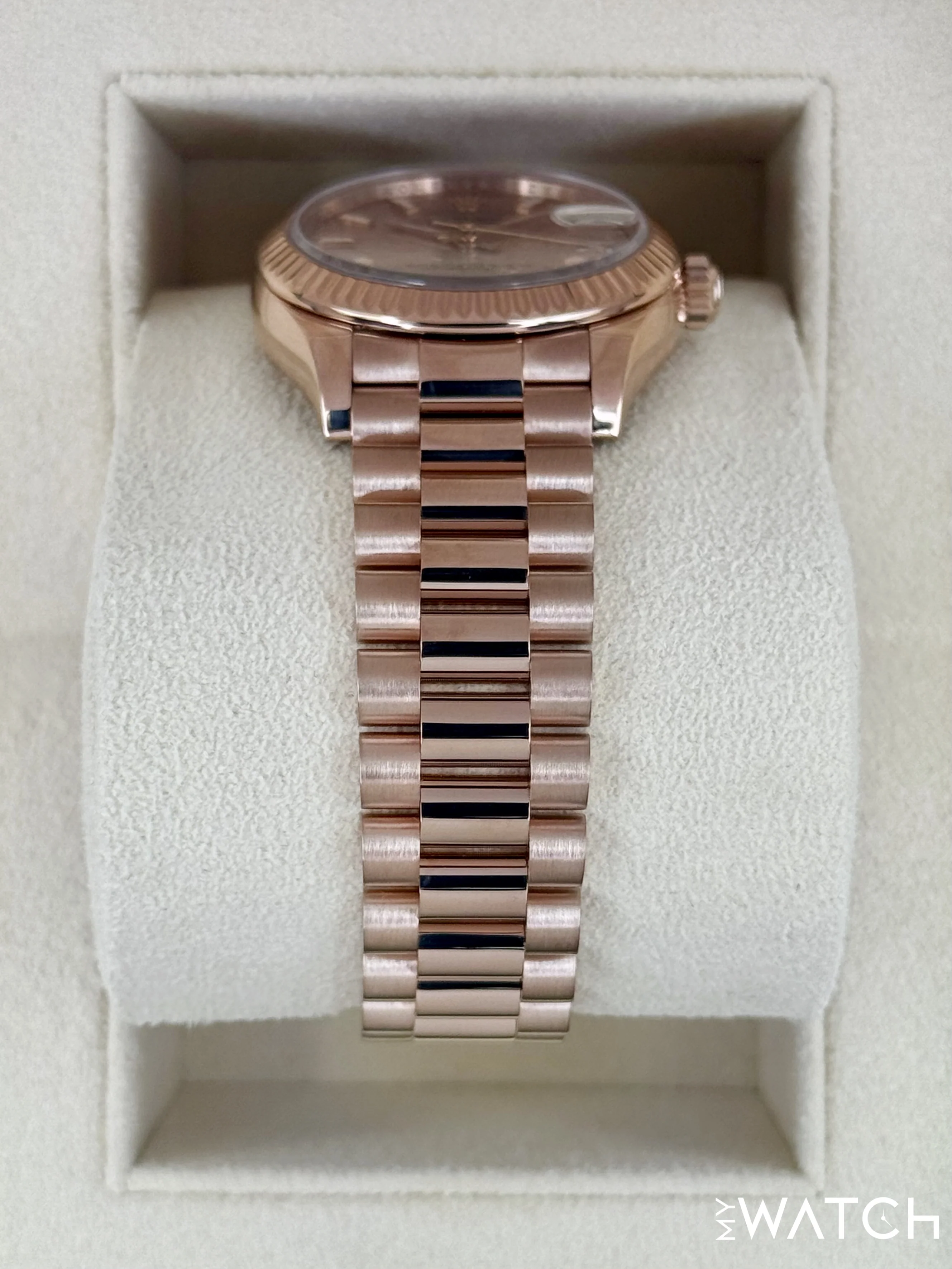 2023 Rolex Ladies Datejust 31mm 278275 Rose Gold Rose Dial - Image 3