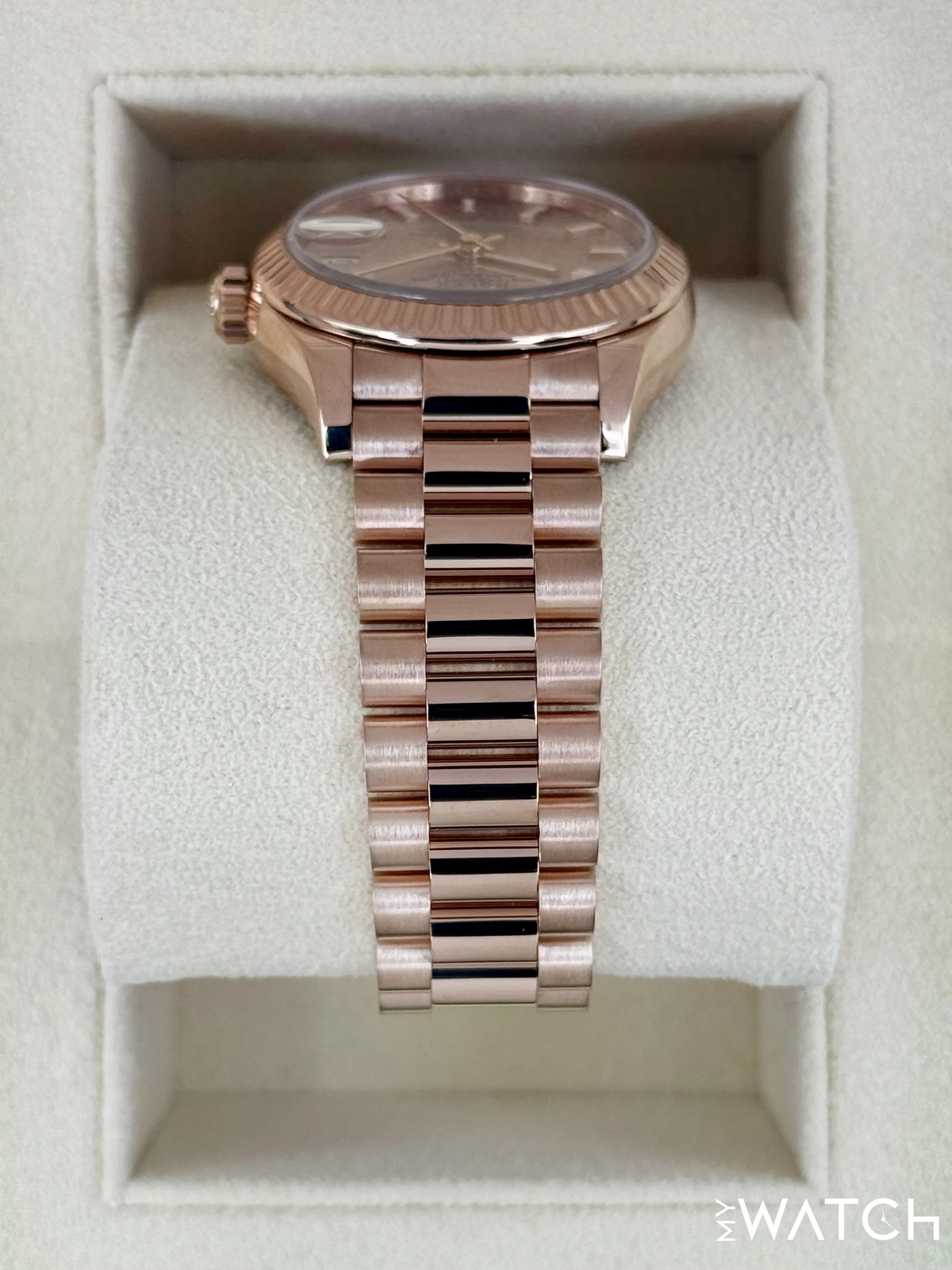 2023 Rolex Ladies Datejust 31mm 278275 Rose Gold Rose Dial - Image 4