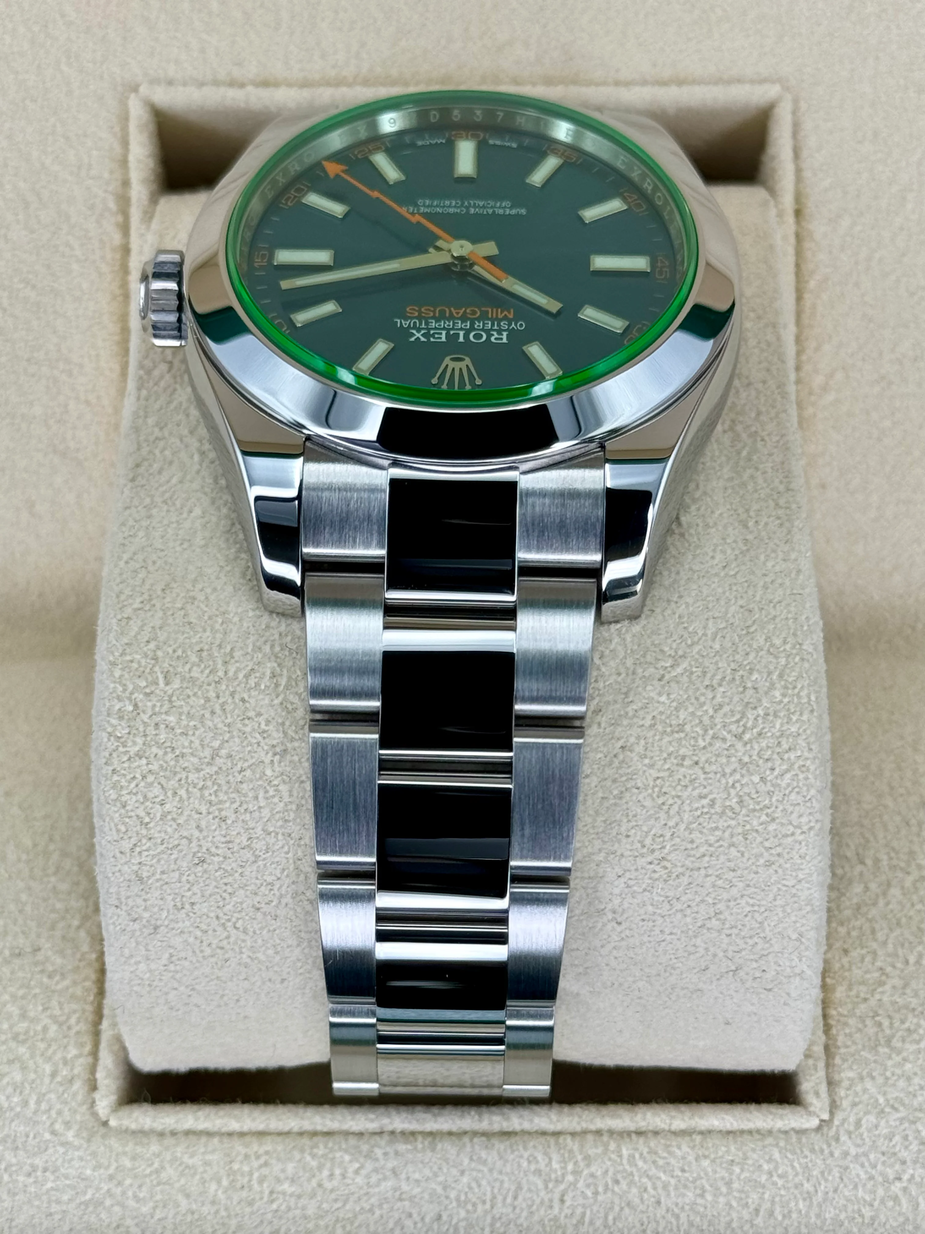 2023 Rolex Milgauss 40mm 116400GV Stainless Steel Blue Dial - Image 4
