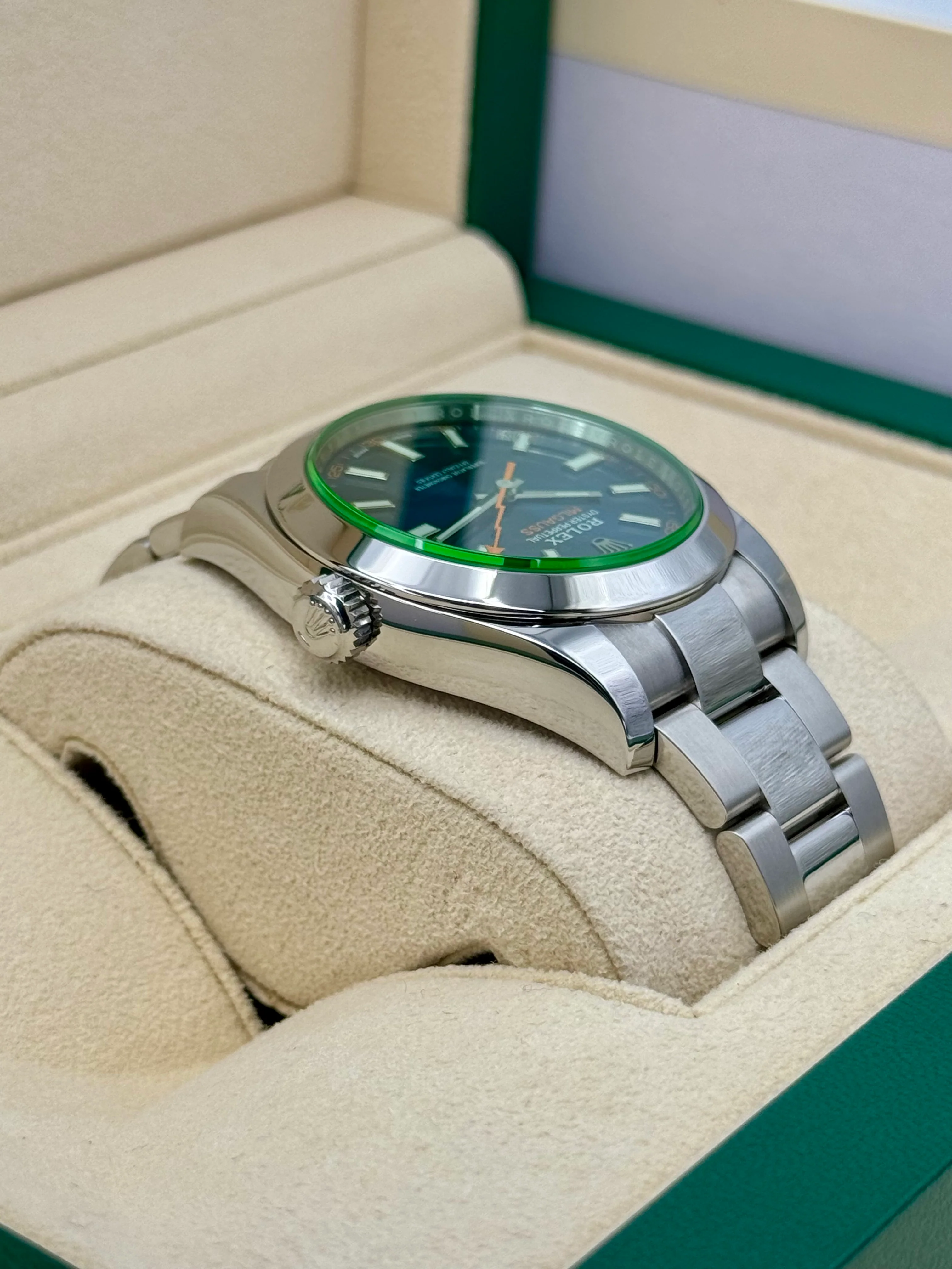 2023 Rolex Milgauss 40mm 116400GV Stainless Steel Blue Dial - Image 8