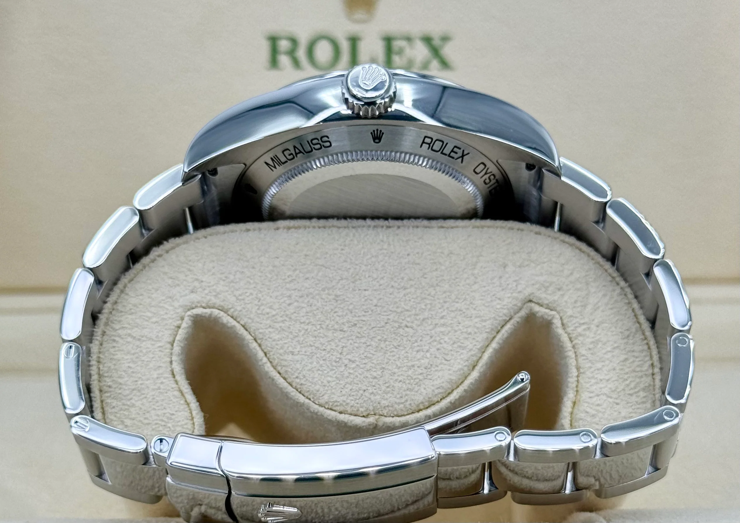 2023 Rolex Milgauss 40mm 116400GV Stainless Steel Blue Dial - Image 9