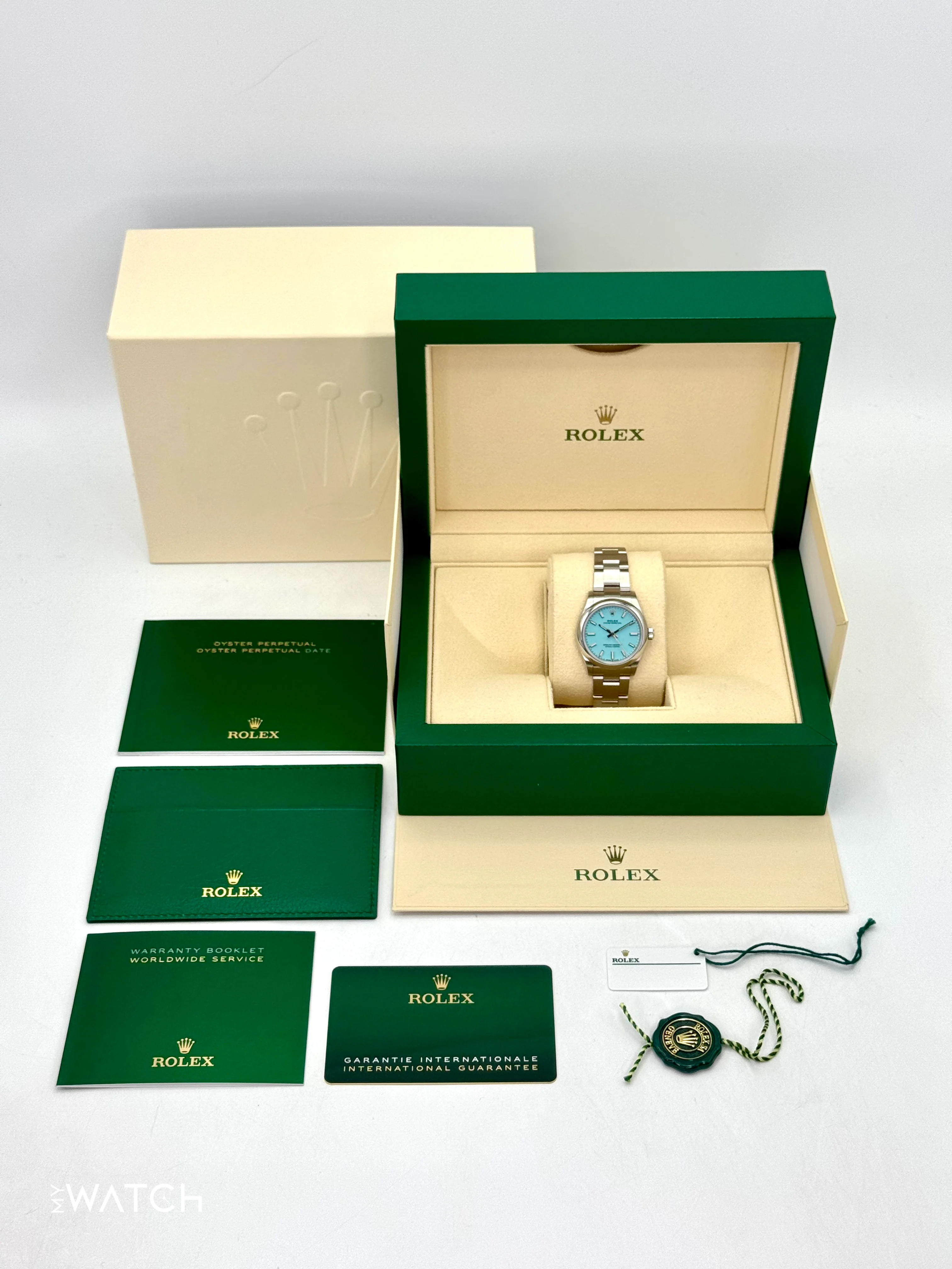 2023 Rolex Oyster Perpetual 31mm 277200 Turquoise Tiffany Blue Dial - Image 10