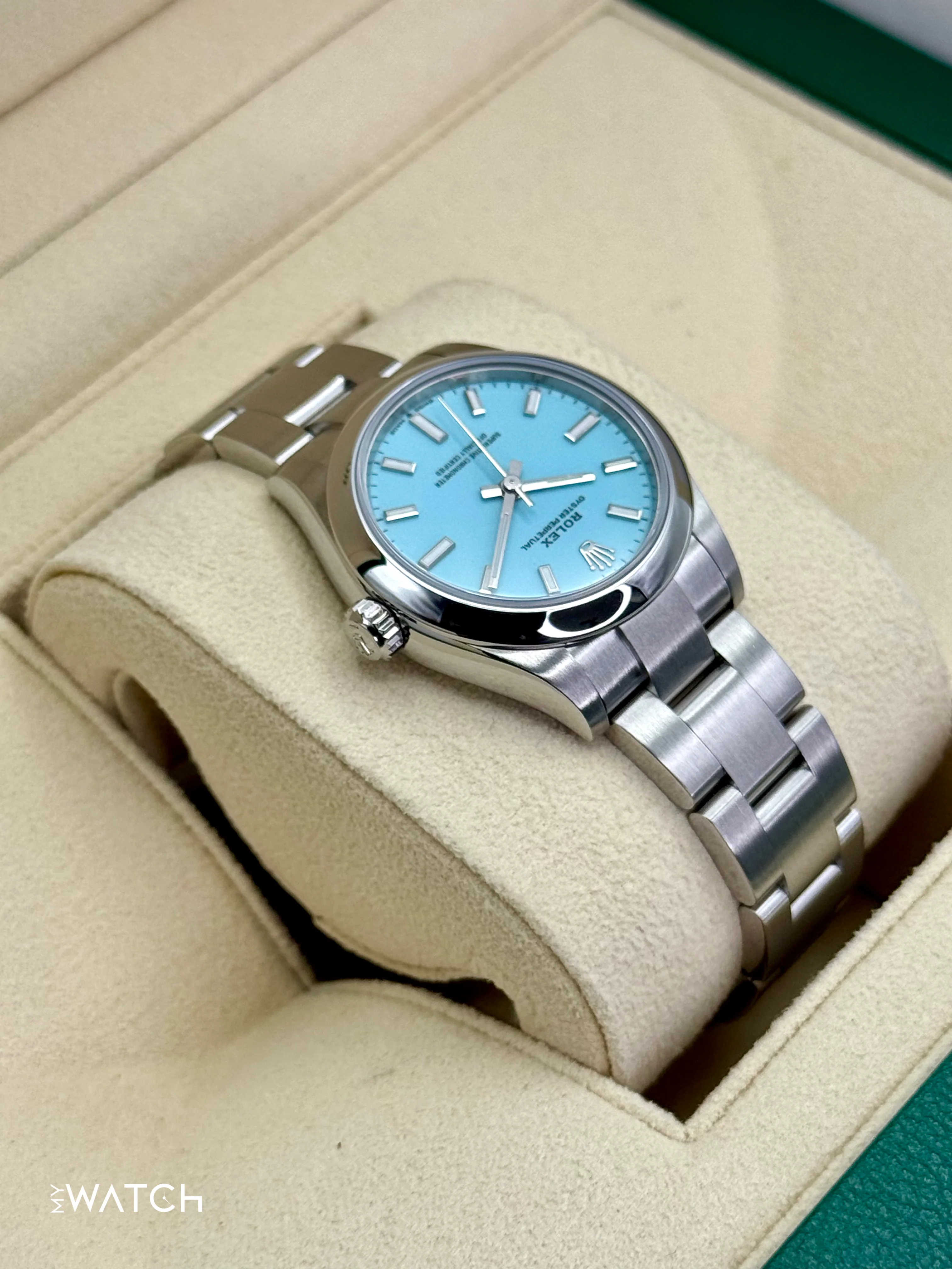 2023 Rolex Oyster Perpetual 31mm 277200 Turquoise Tiffany Blue Dial - Image 8