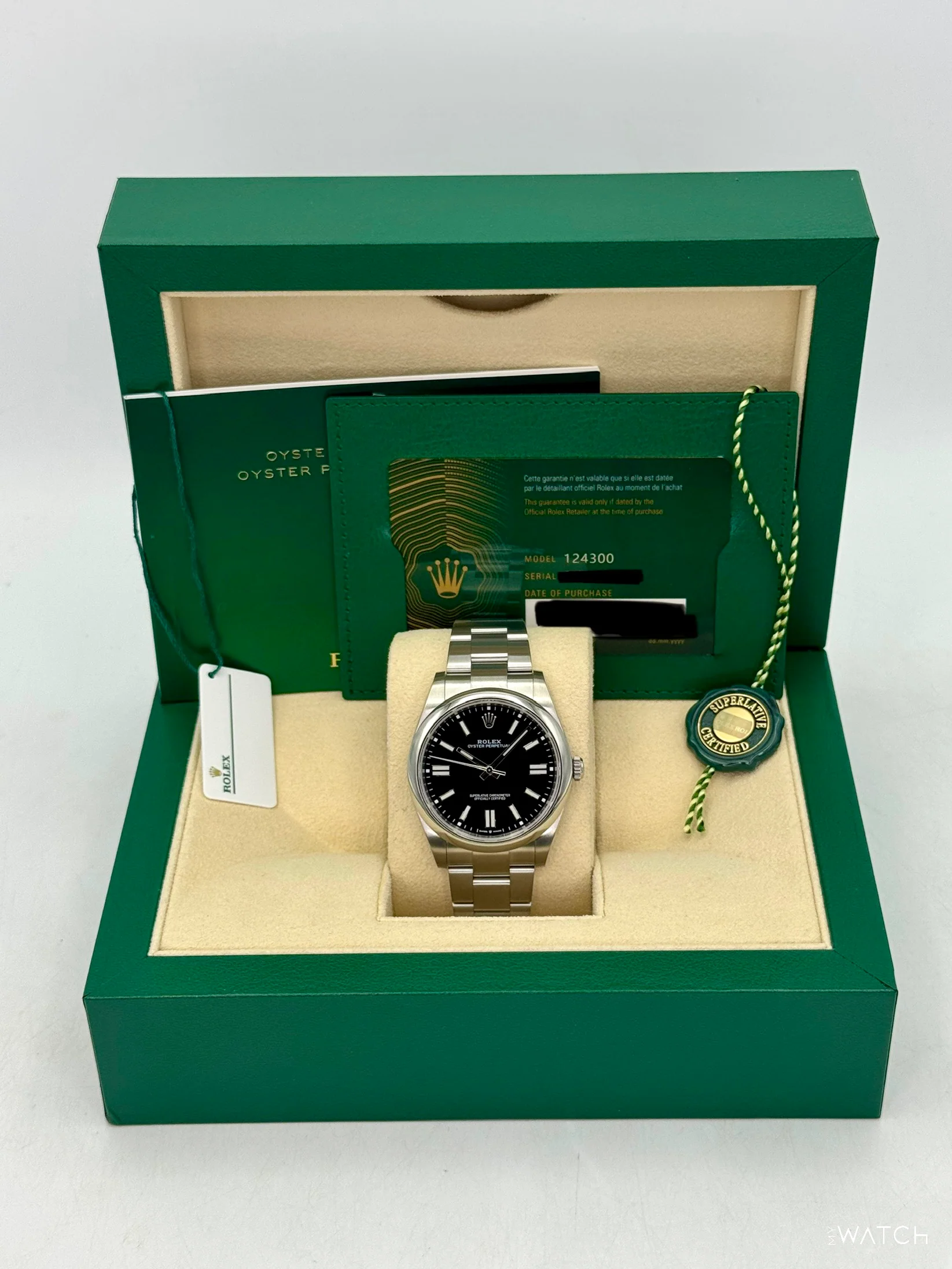 2023 Rolex Oyster Perpetual 41mm 124300 Black Dial - Image 9