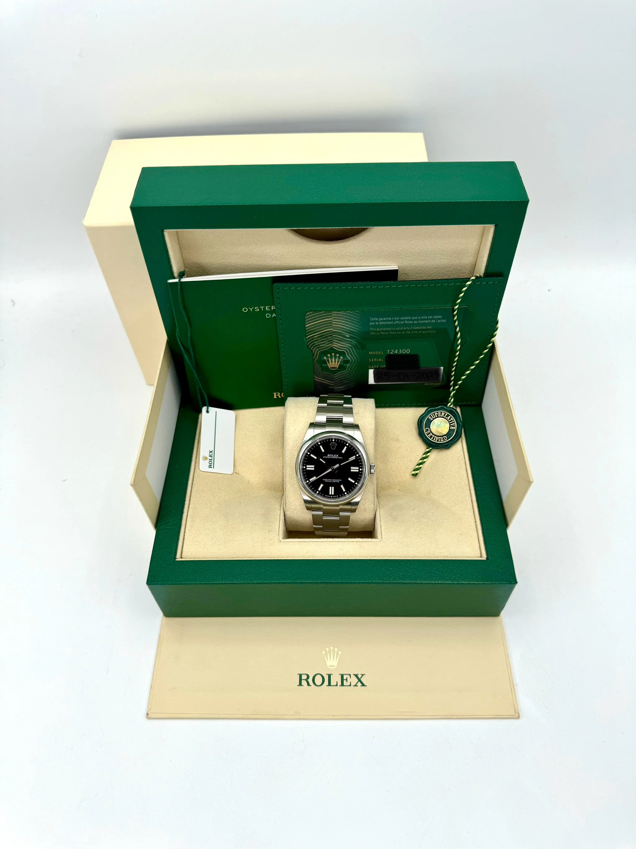 2023 Rolex Oyster Perpetual 41mm 124300 Black Dial - Image 12