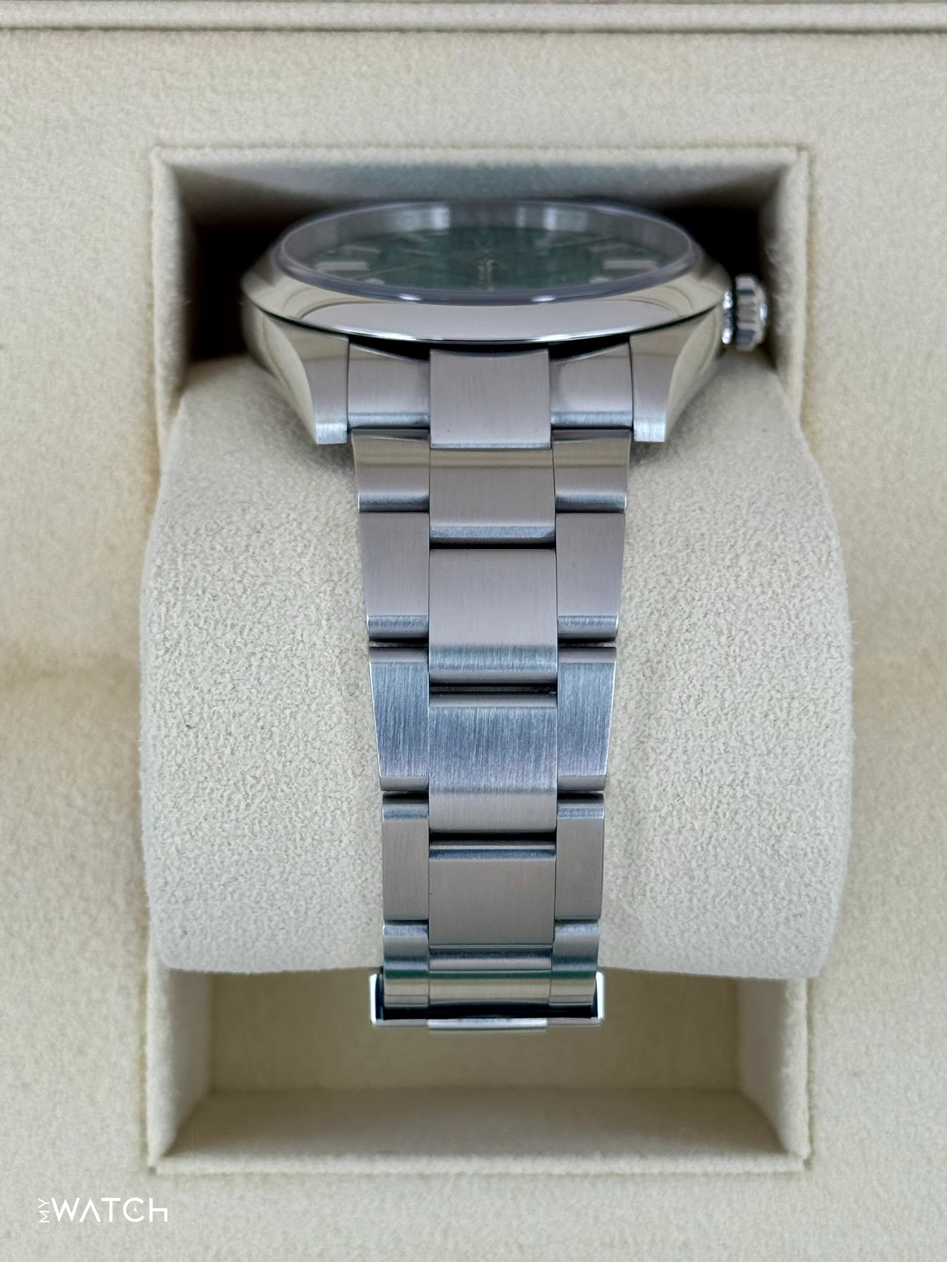2023 Rolex Oyster Perpetual 41mm 124300 Green Dial - Image 3