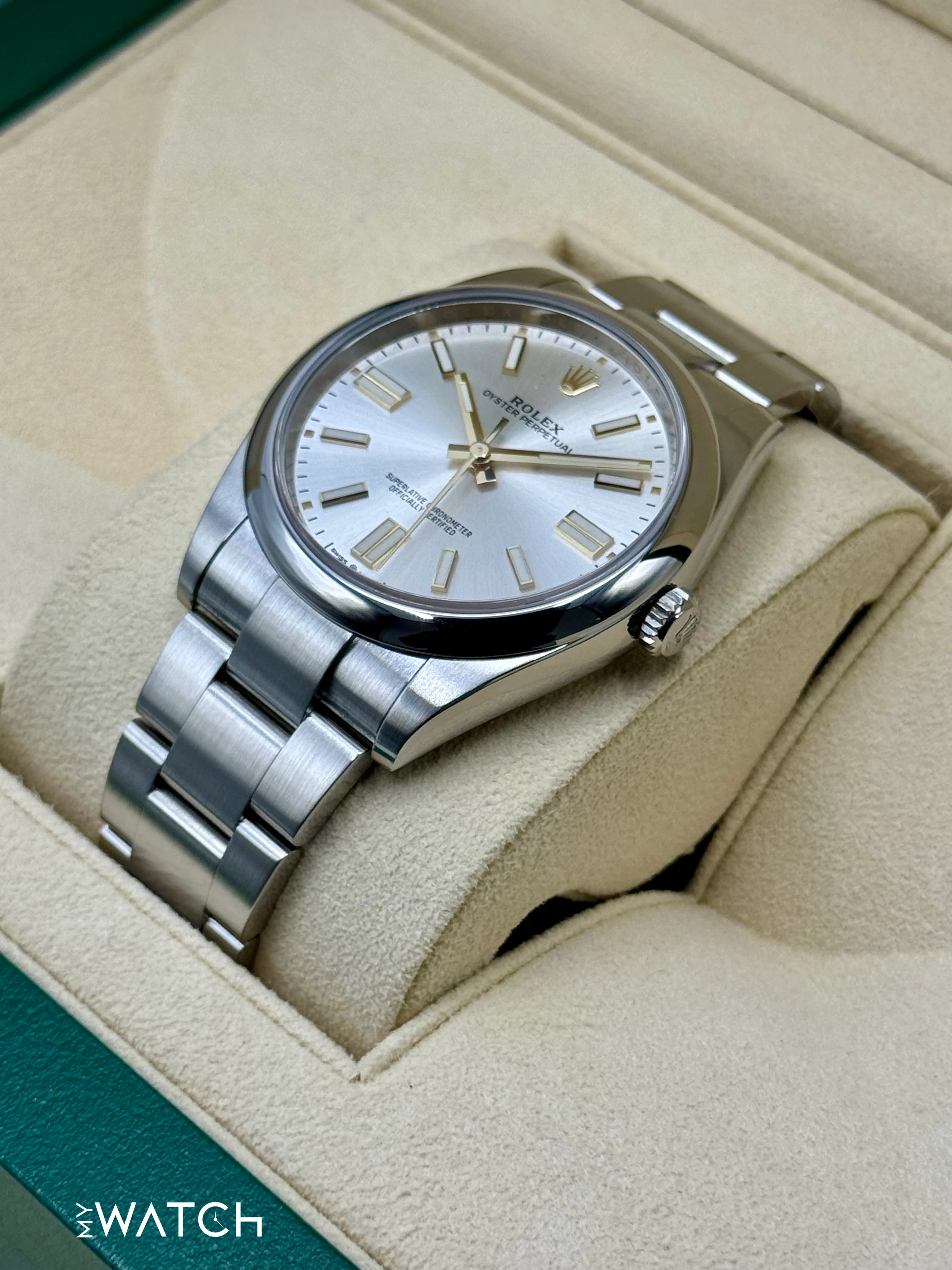 2023 Rolex Oyster Perpetual 41mm 124300 Silver Dial - Image 5