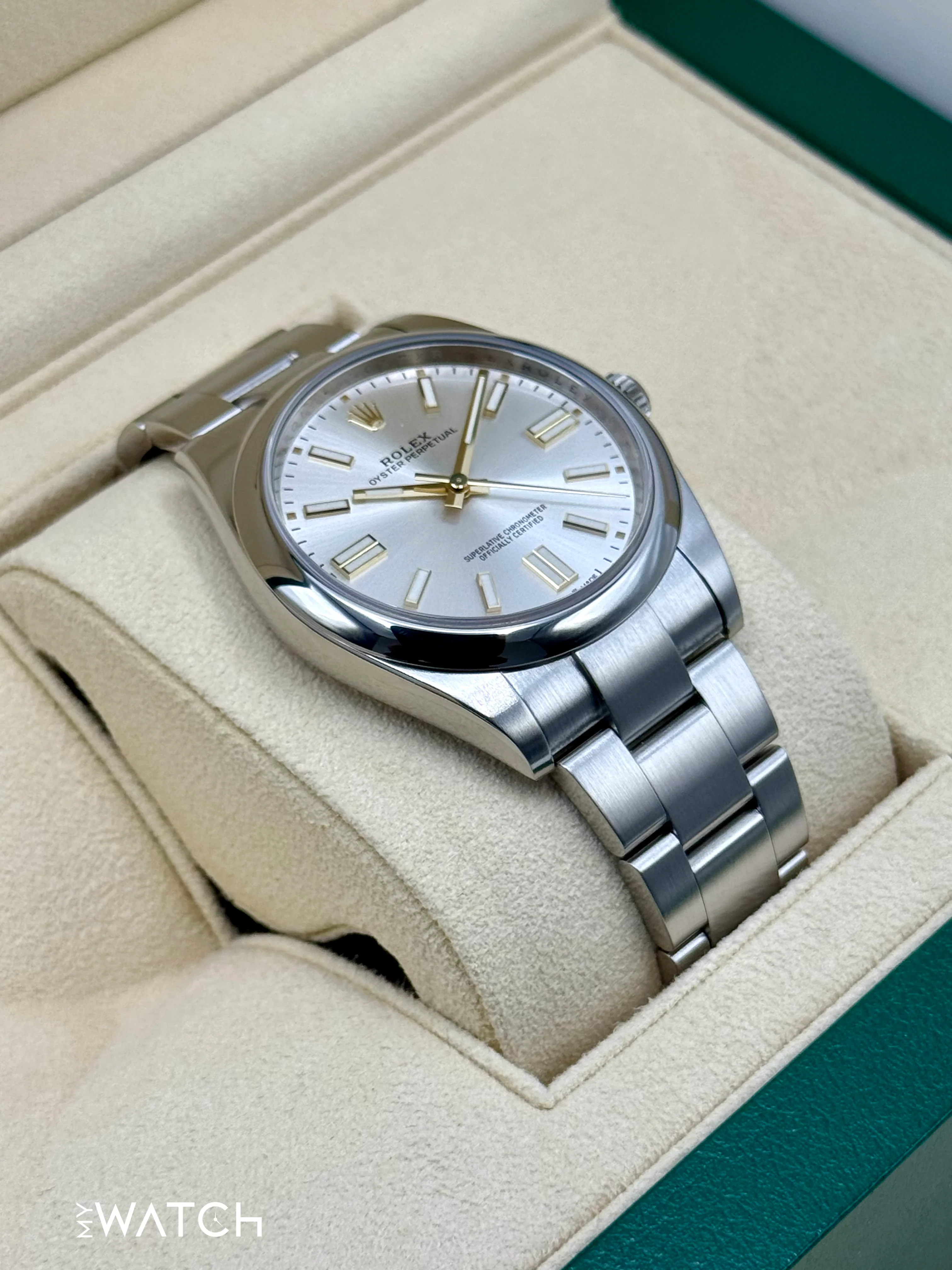 2023 Rolex Oyster Perpetual 41mm 124300 Silver Dial - Image 6