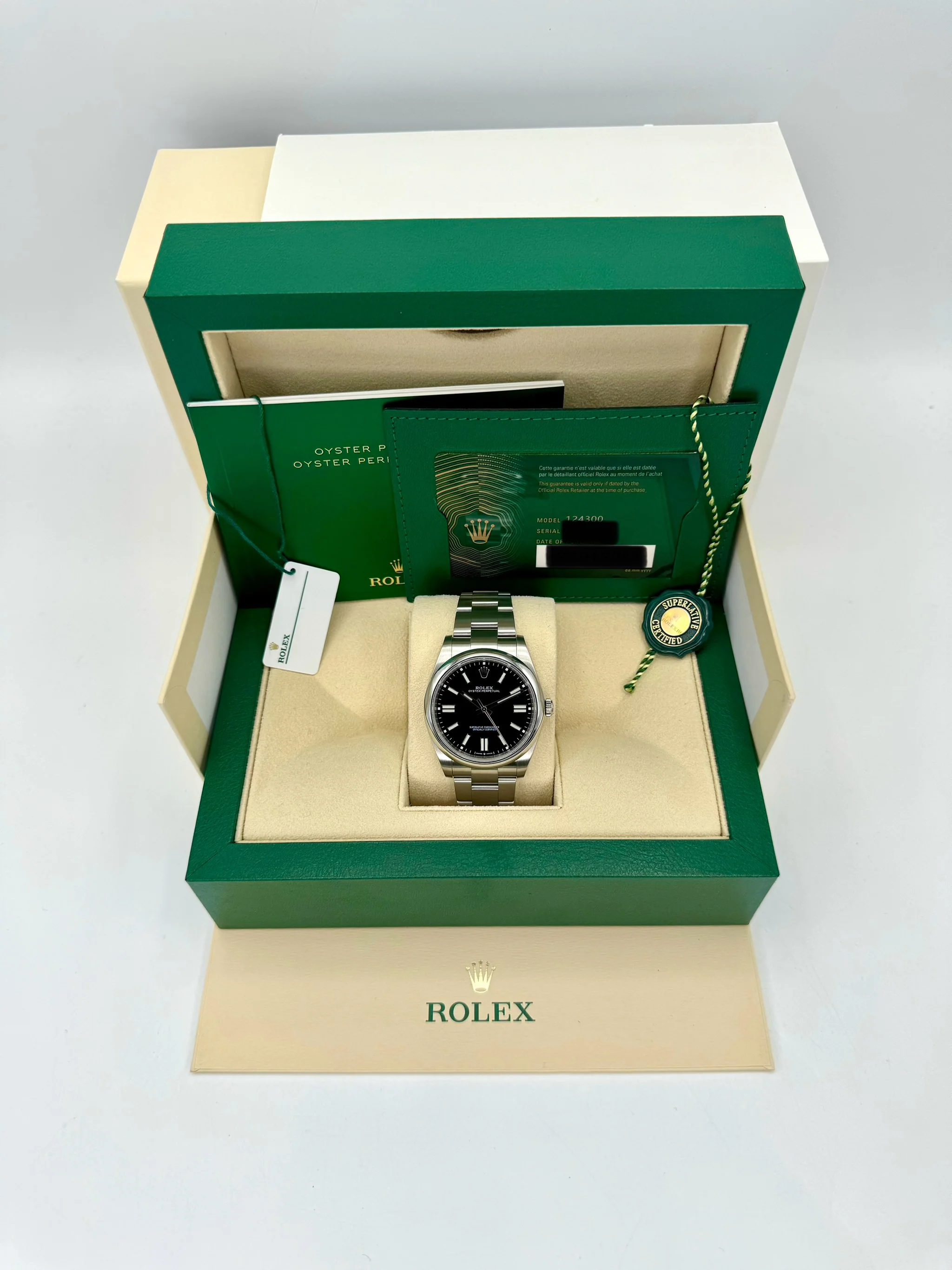 2023 Rolex Oyster Perpetual 41mm 124300 Black Dial - Image 12