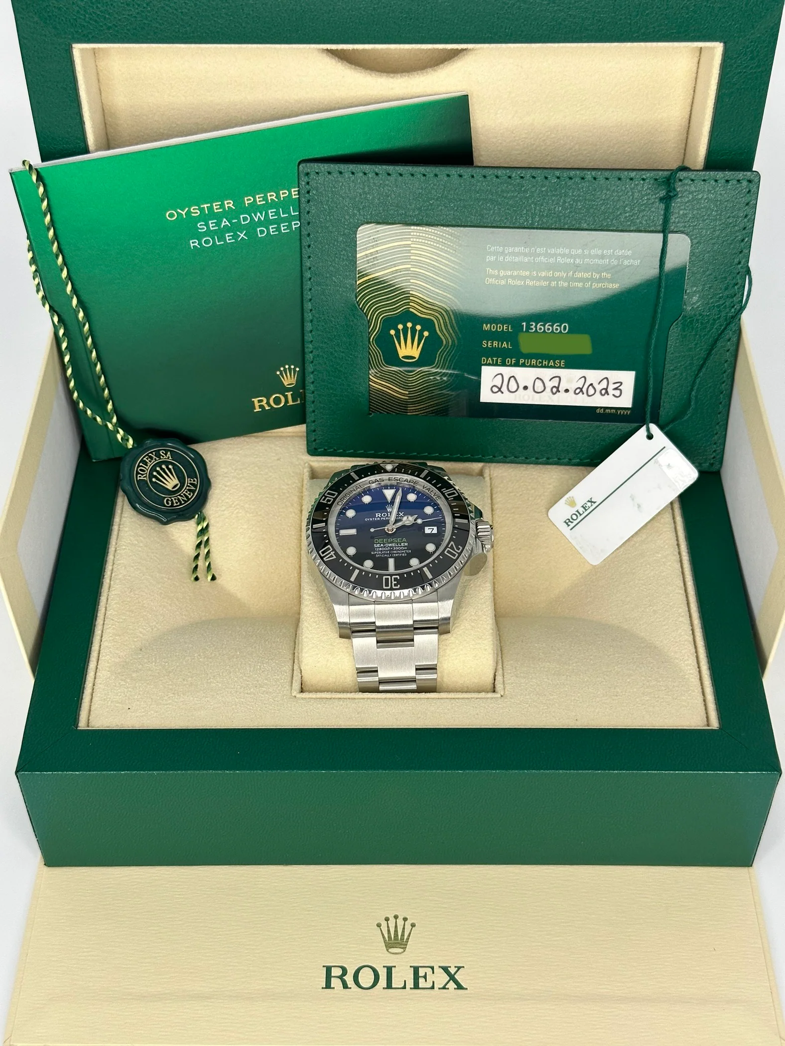 2023 Rolex Deepsea "James Cameron" 44mm 136660 Blue Dial - Image 11