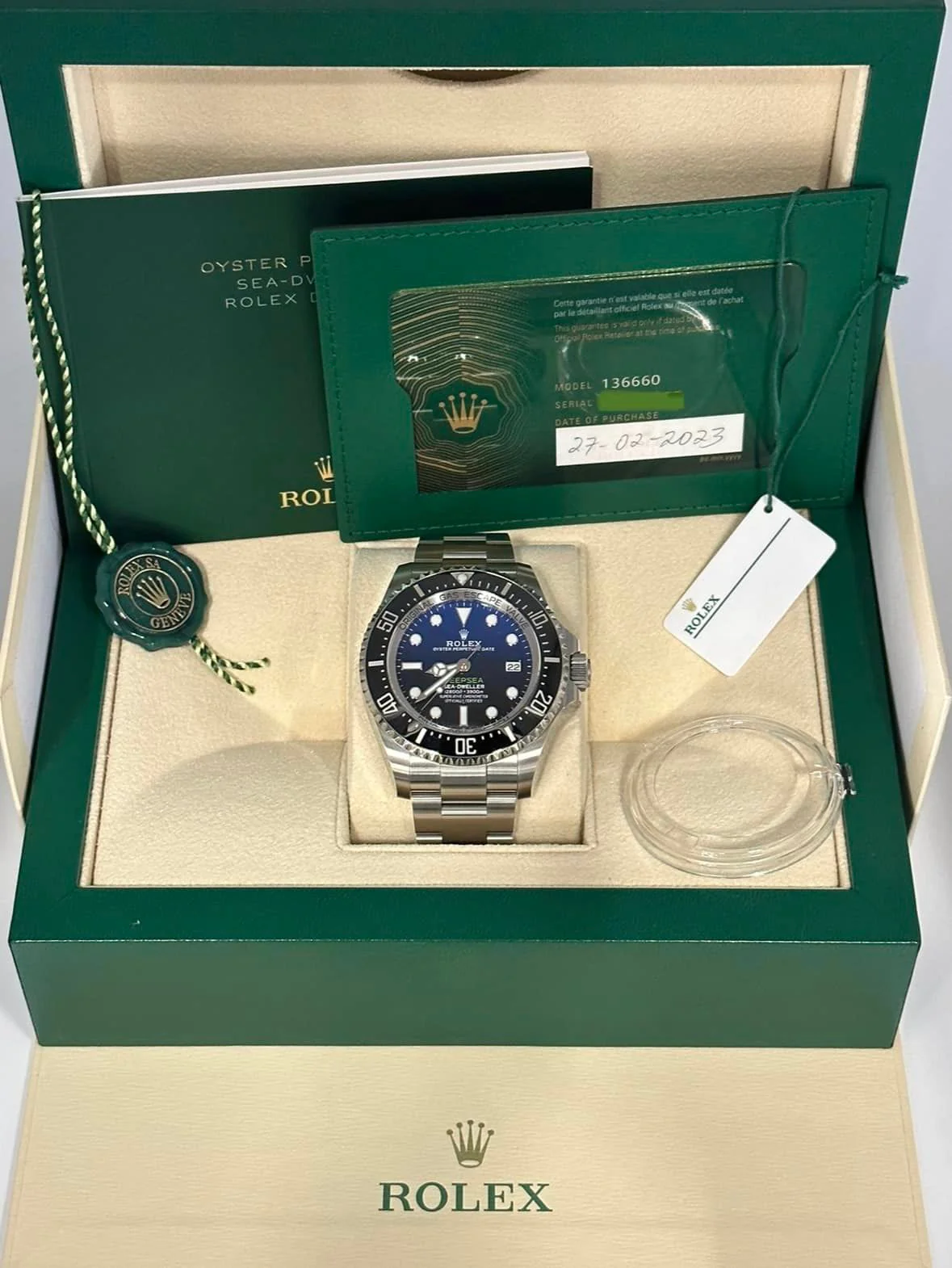 2023 Rolex Deepsea "James Cameron" 44mm 136660 Blue Dial - Image 11