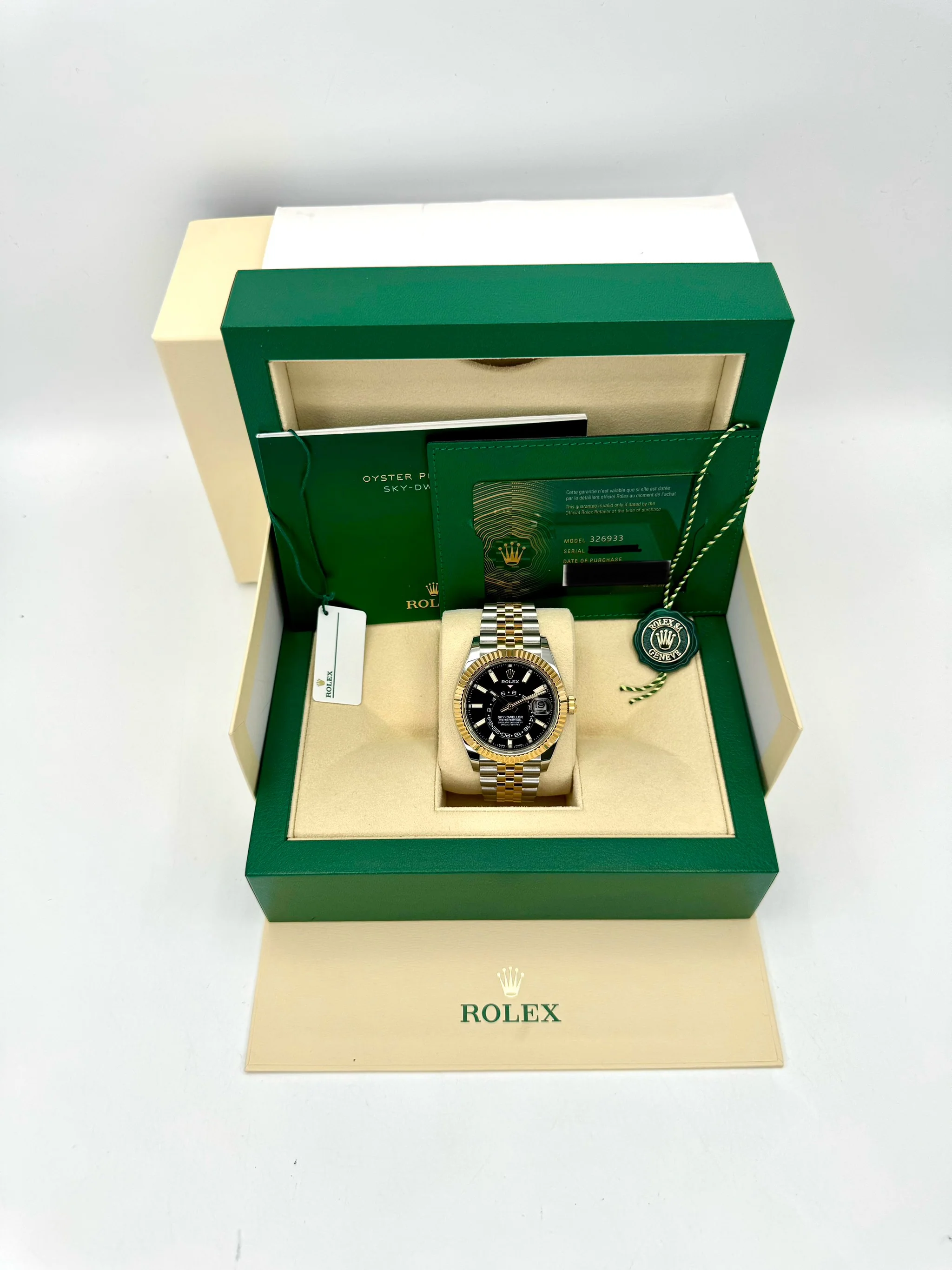 2023 Rolex Sky-Dweller 42mm 326933 Two-Tone Jubilee Black Dial - Image 12
