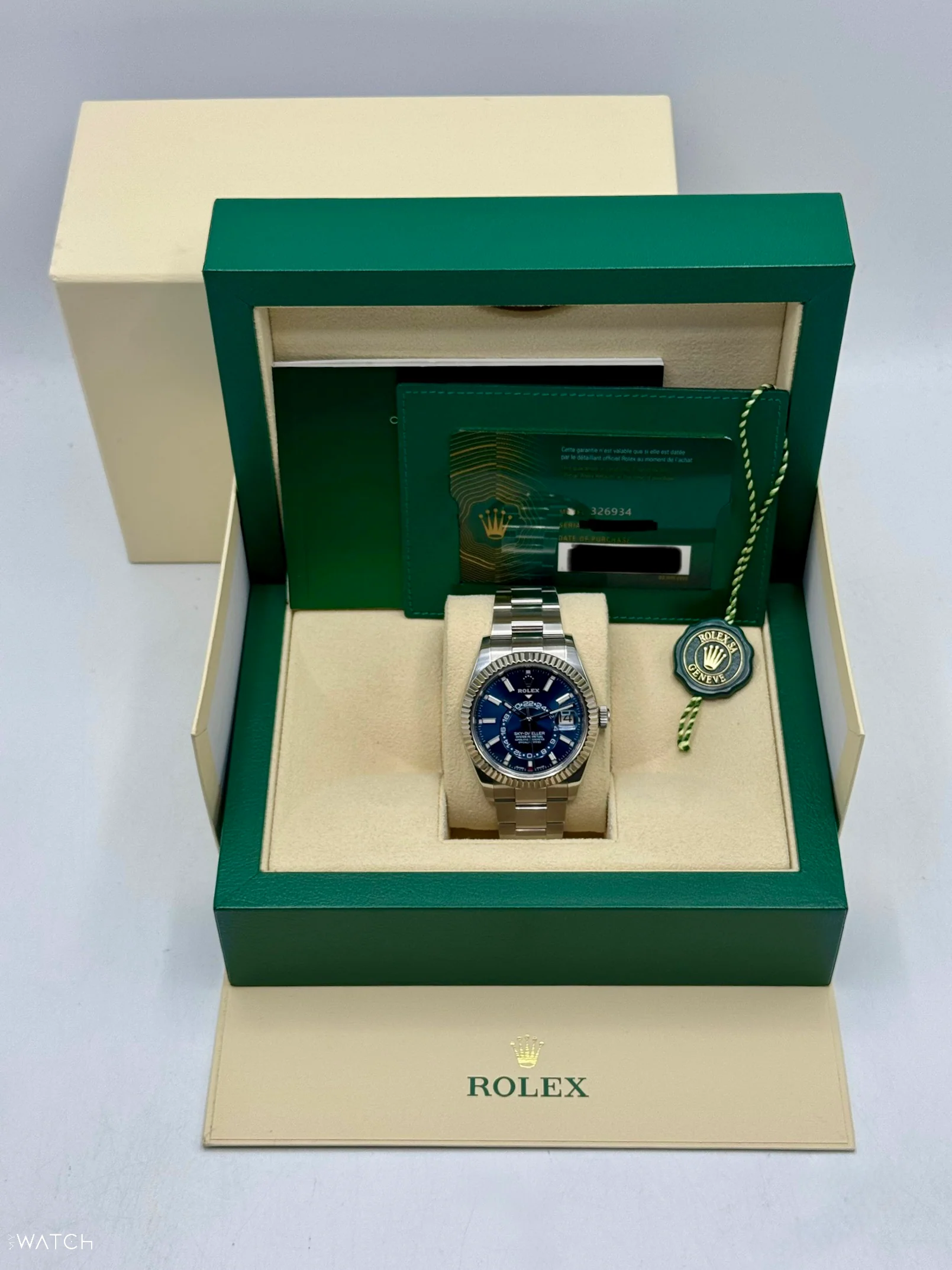2023 Rolex Sky-Dweller 42mm 326934 Oyster Blue Dial - Image 9