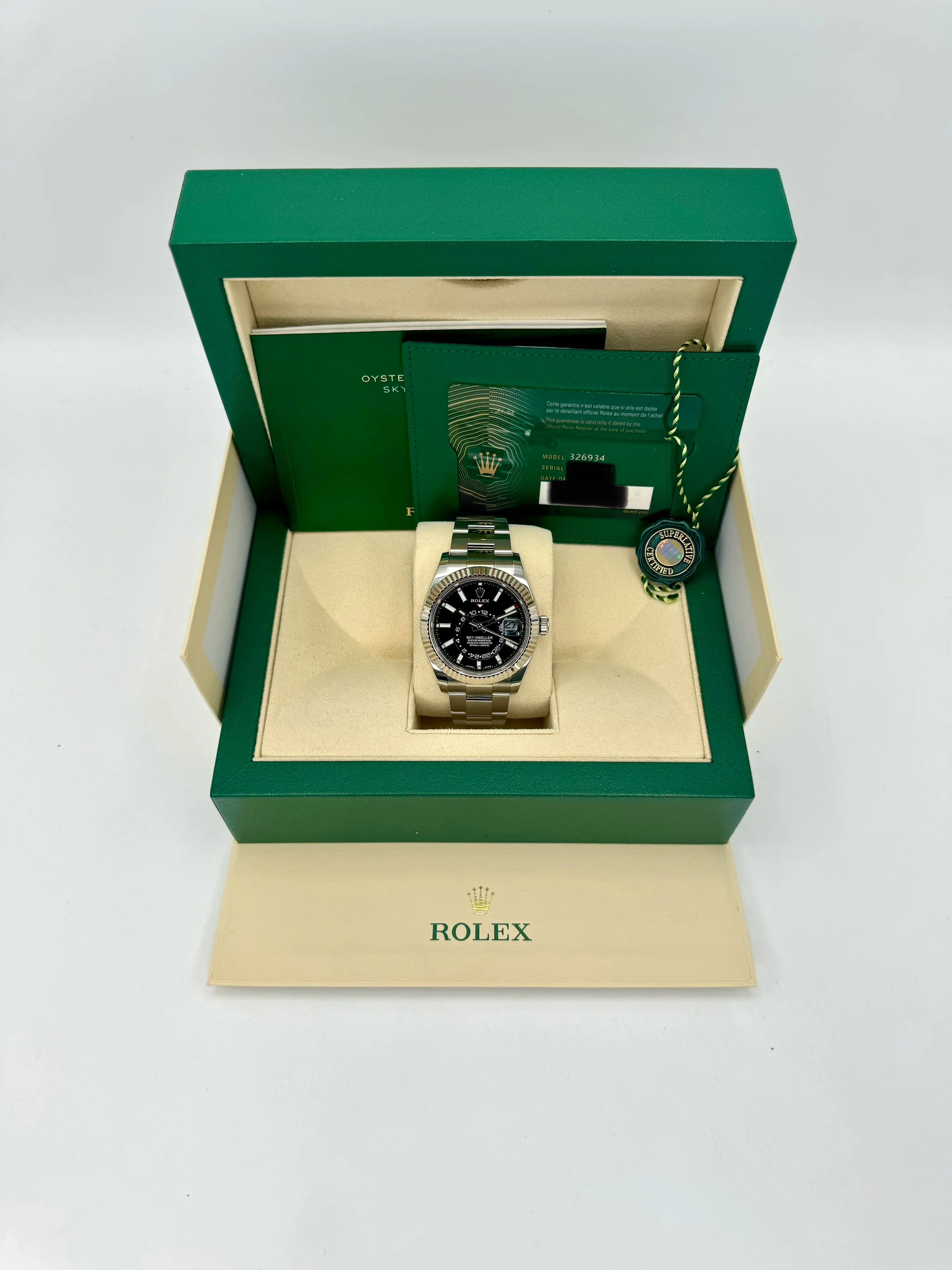 2023 Rolex Sky-Dweller 42mm 326934 Oyster Black Dial - Image 11