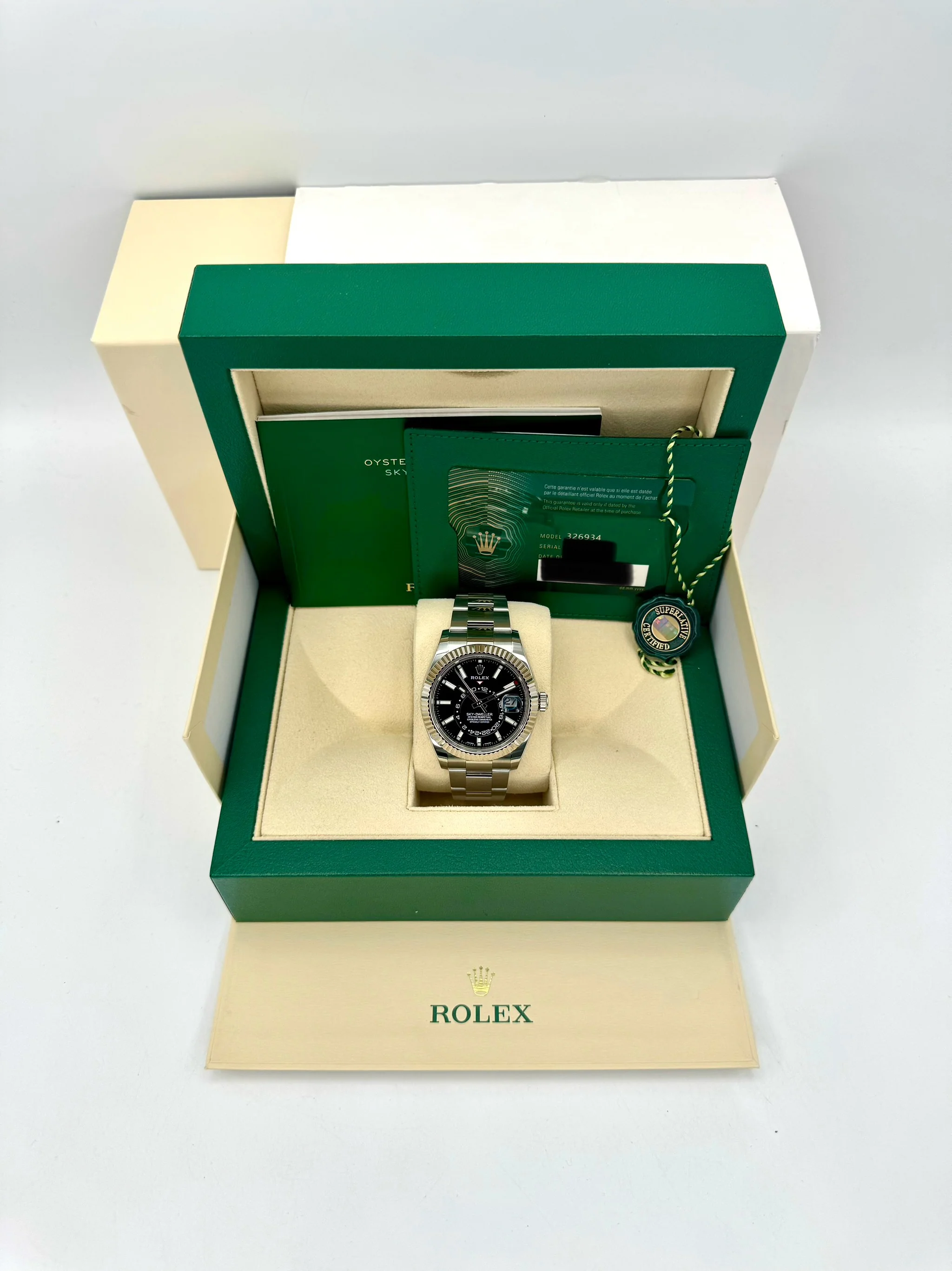 2023 Rolex Sky-Dweller 42mm 326934 Oyster Black Dial - Image 12