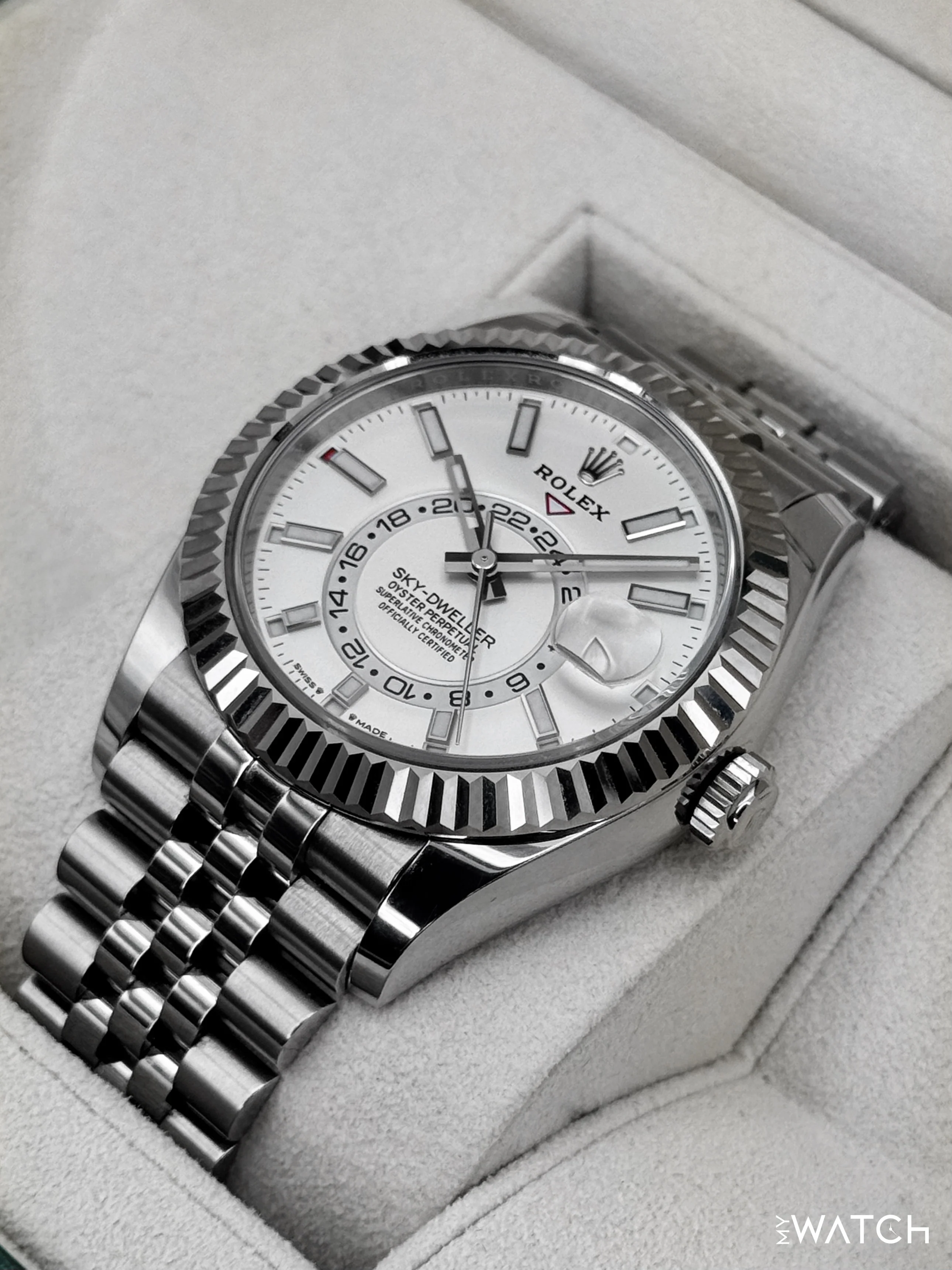 2023 Rolex Sky-Dweller 42mm 336934 Jubilee White Dial - Image 5