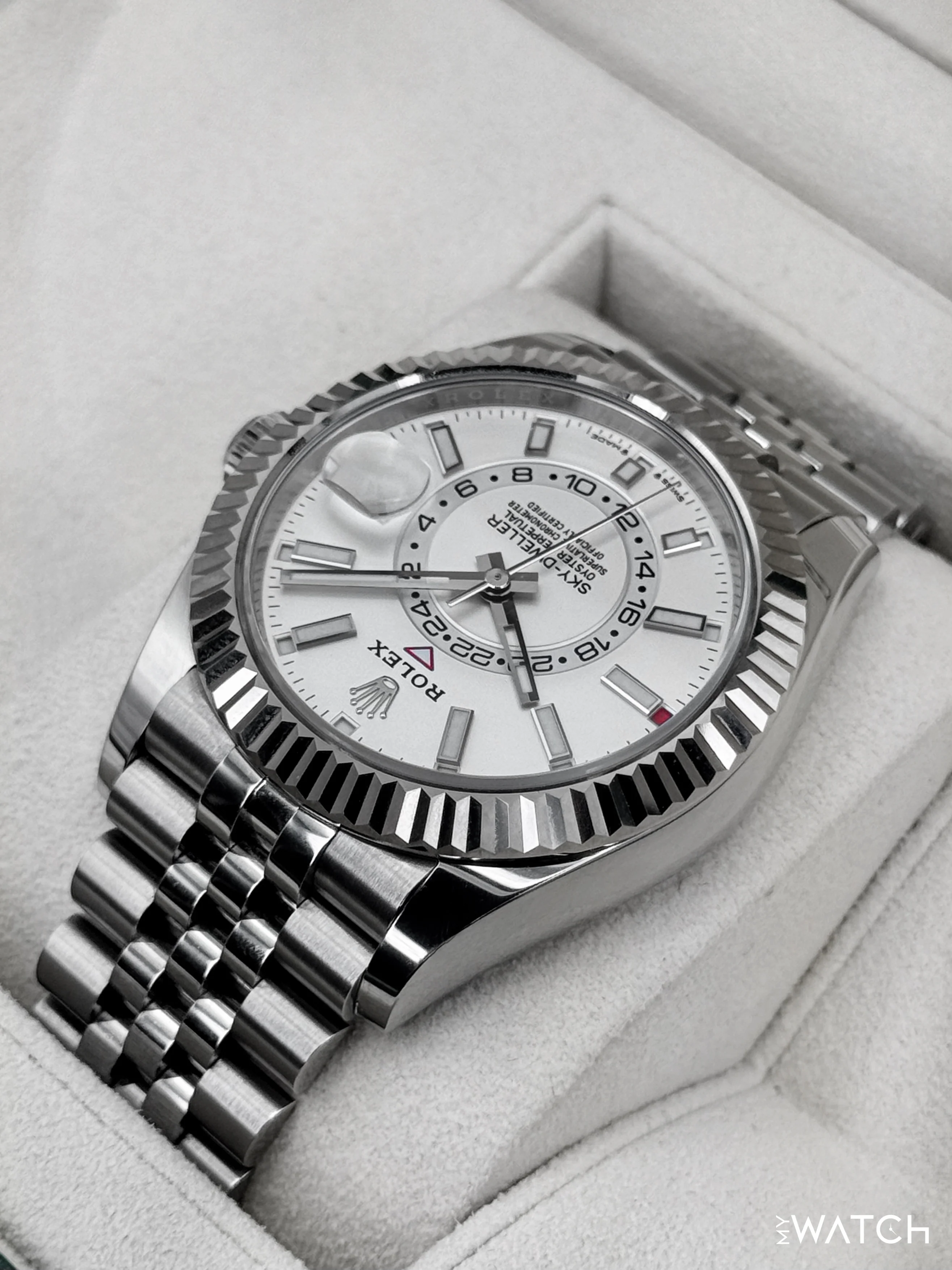 2023 Rolex Sky-Dweller 42mm 336934 Jubilee White Dial - Image 7