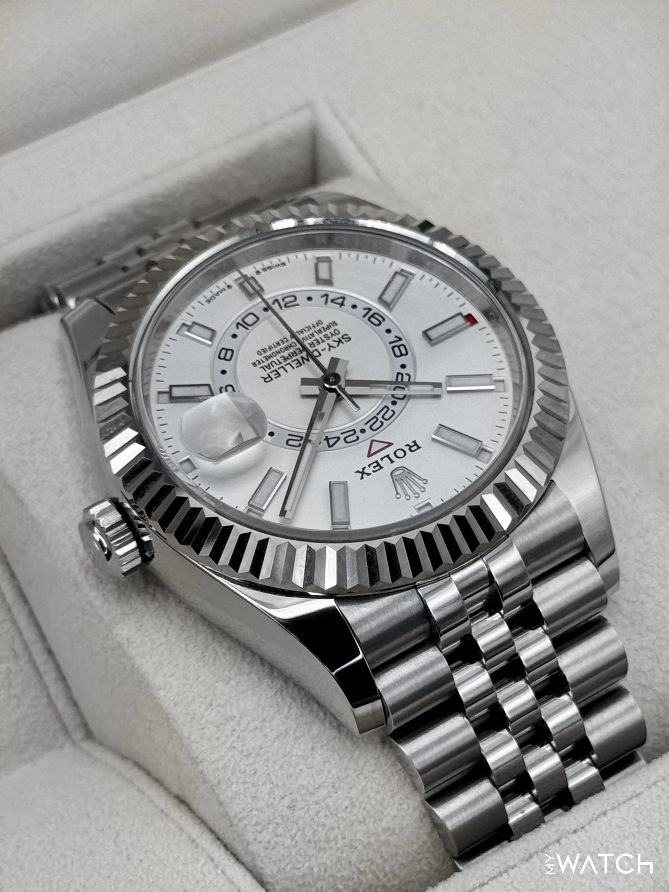 2023 Rolex Sky-Dweller 42mm 336934 Jubilee White Dial - Image 8