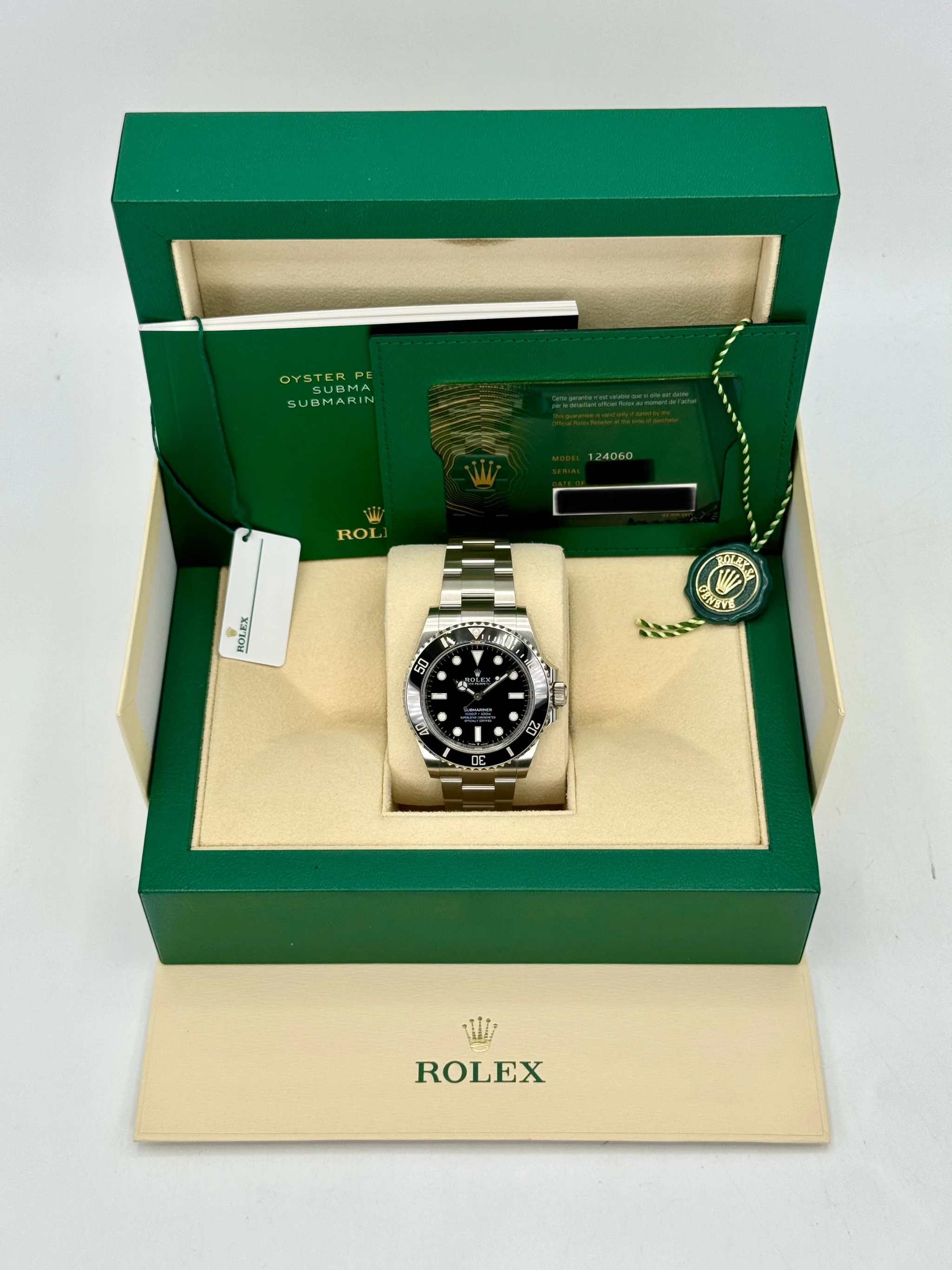 2023 Rolex Submariner 41mm 124060 Stainless Steel Black Dial - Image 11