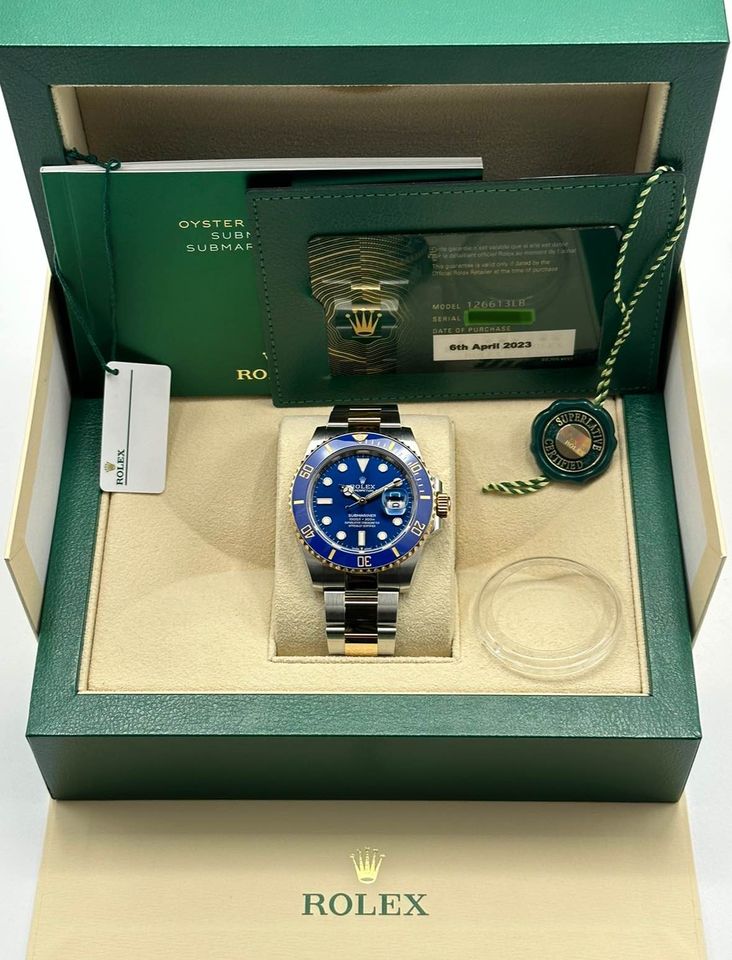 2023 Rolex Submariner "Bluesy" 41mm 126613LB Two-Tone Blue Dial - Image 11