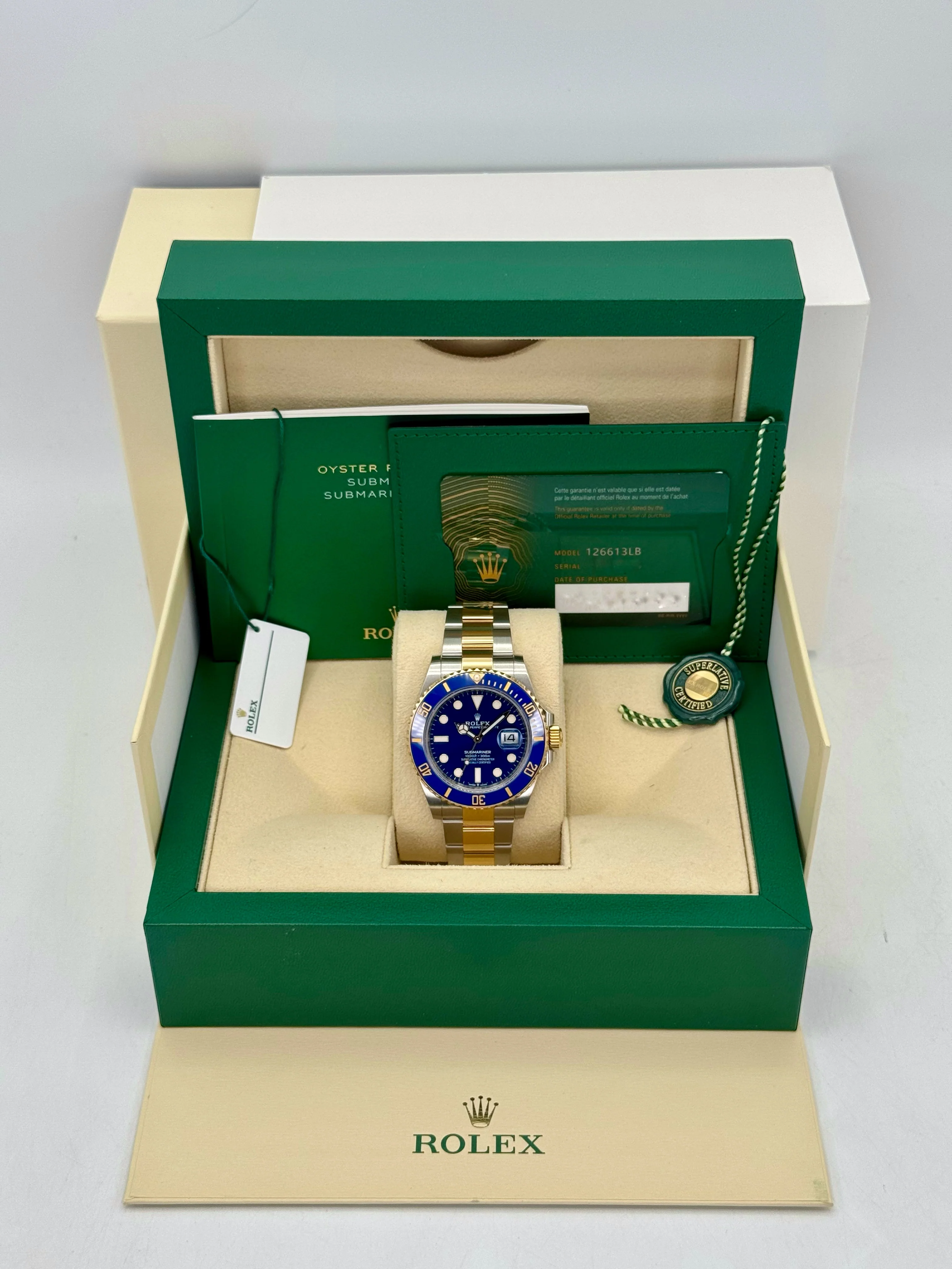 2023 Rolex Submariner "Bluesy" 41mm 126613LB Two-Tone Blue Dial - Image 9