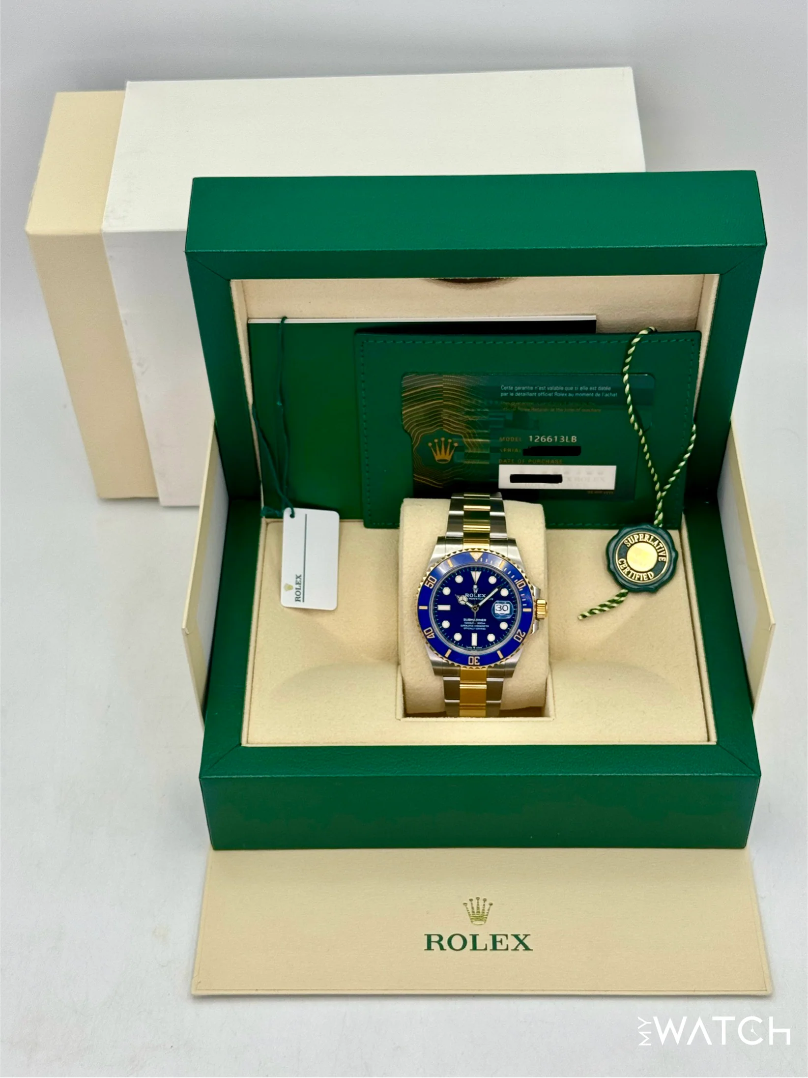 2023 Rolex Submariner "Bluesy" 41mm 126613LB Two-Tone Blue Dial - Image 9