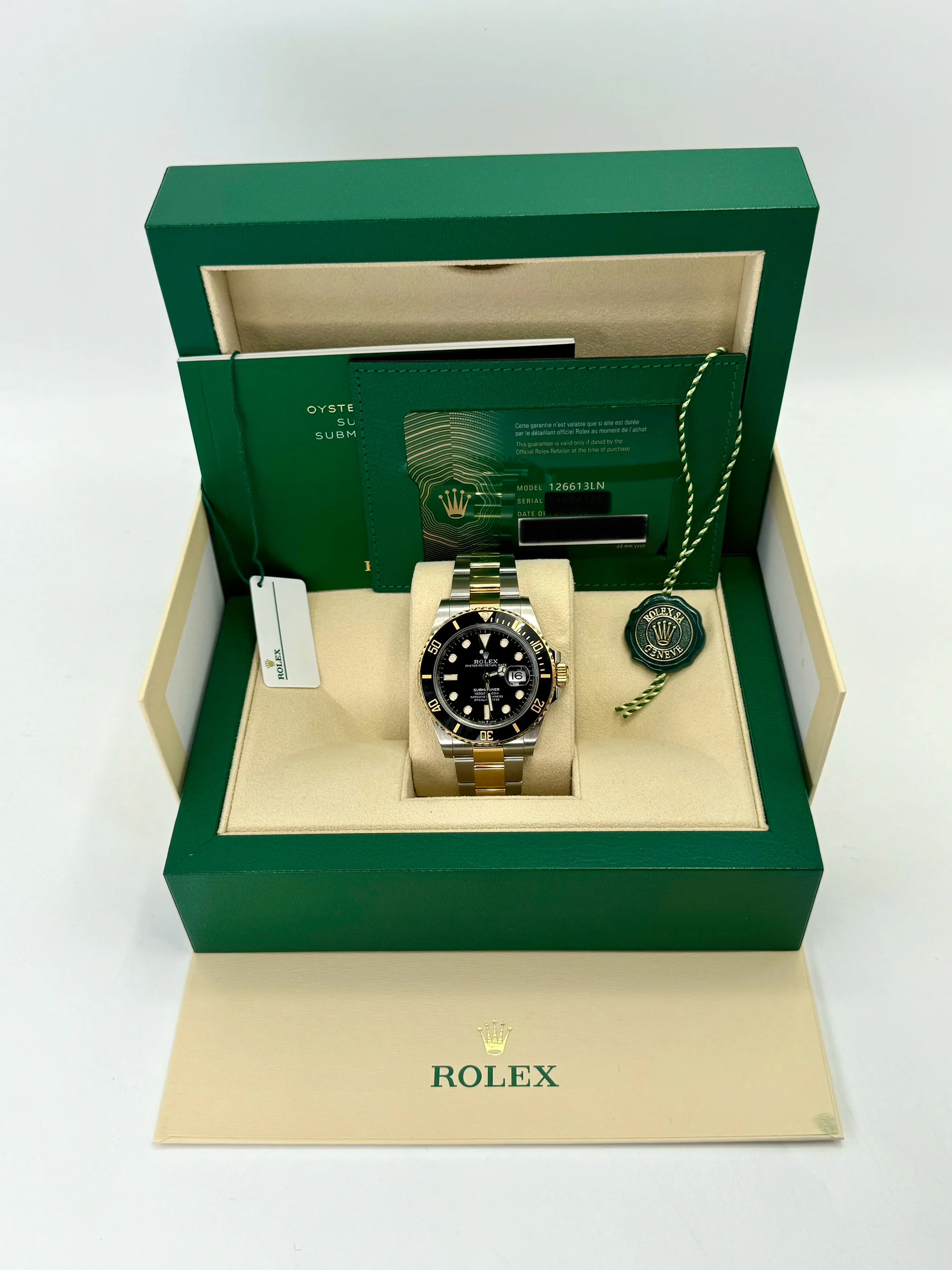 2023 Rolex Submariner 40mm 126613LN Tow-Tone Black Dial - Image 11