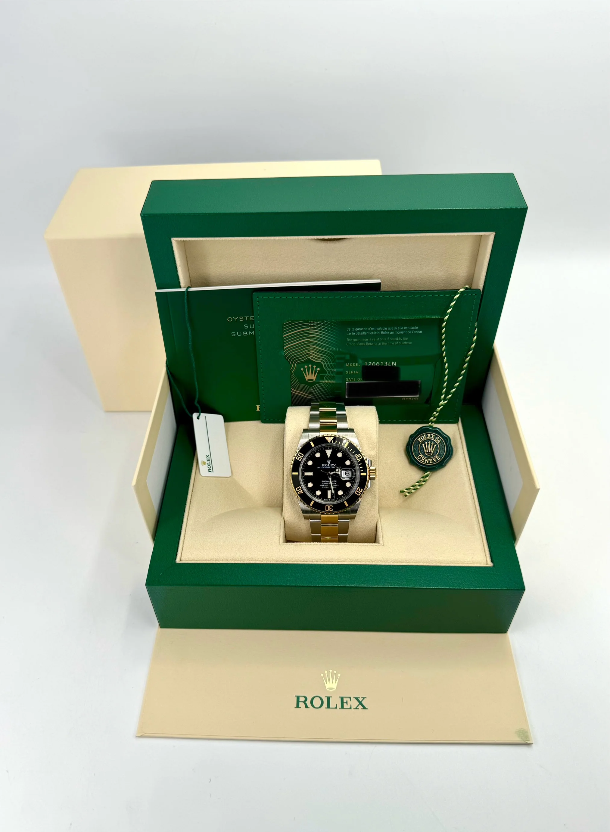 2023 Rolex Submariner 40mm 126613LN Tow-Tone Black Dial - Image 12